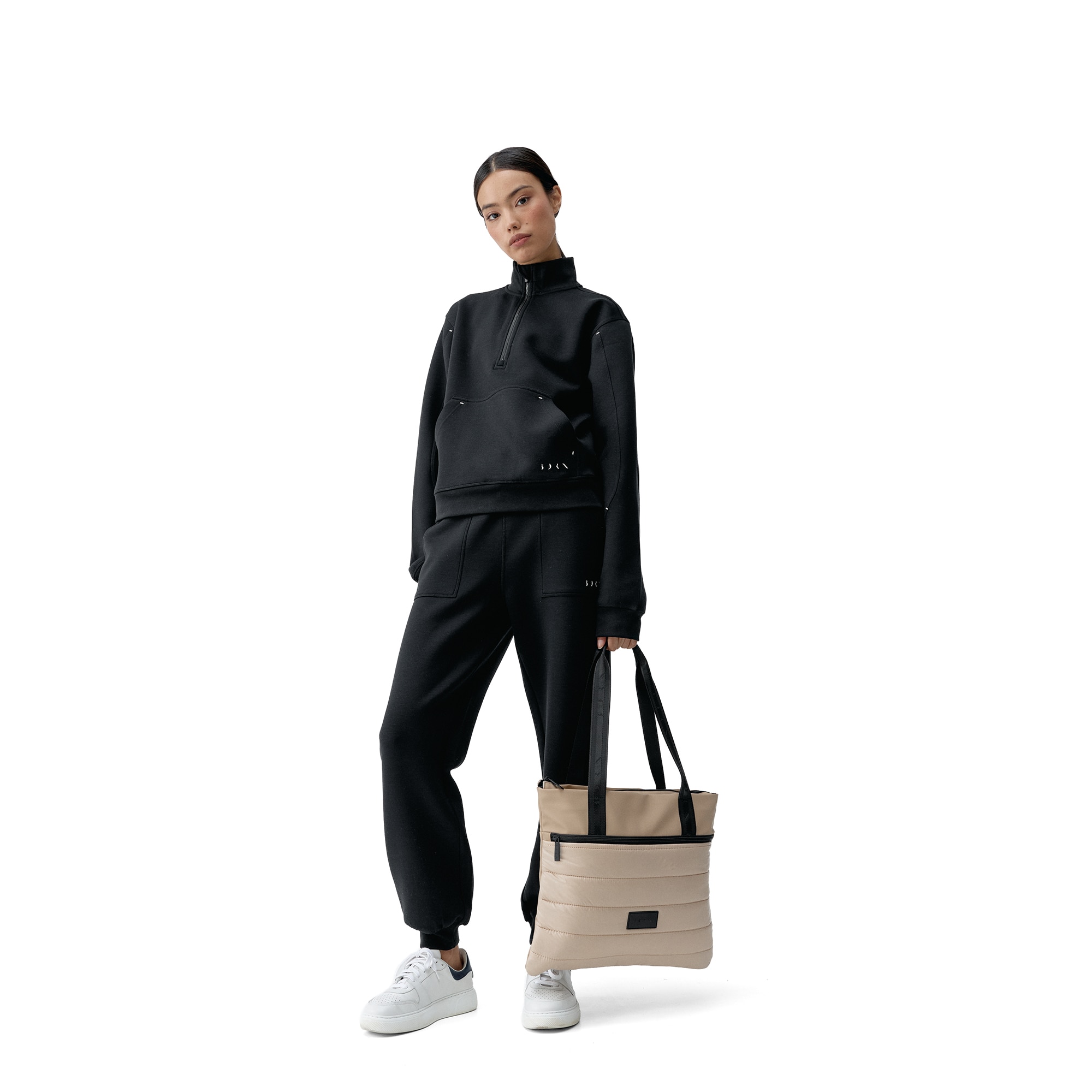 Jogger de Mujer Bloom BORN - Negro Negro-4