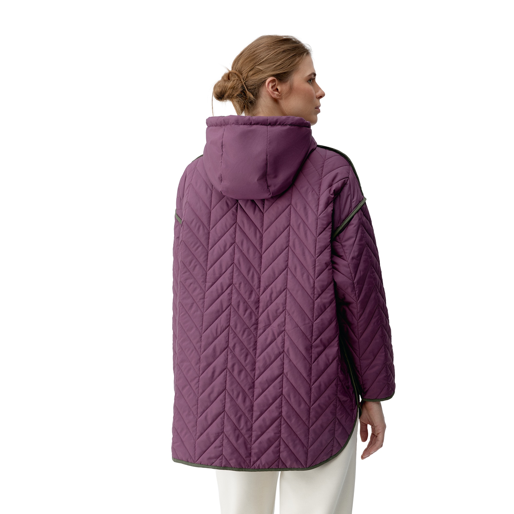 Imagen 2 de Chaqueta de Mujer Reversible Tenzo BORN - Kaki Kaki