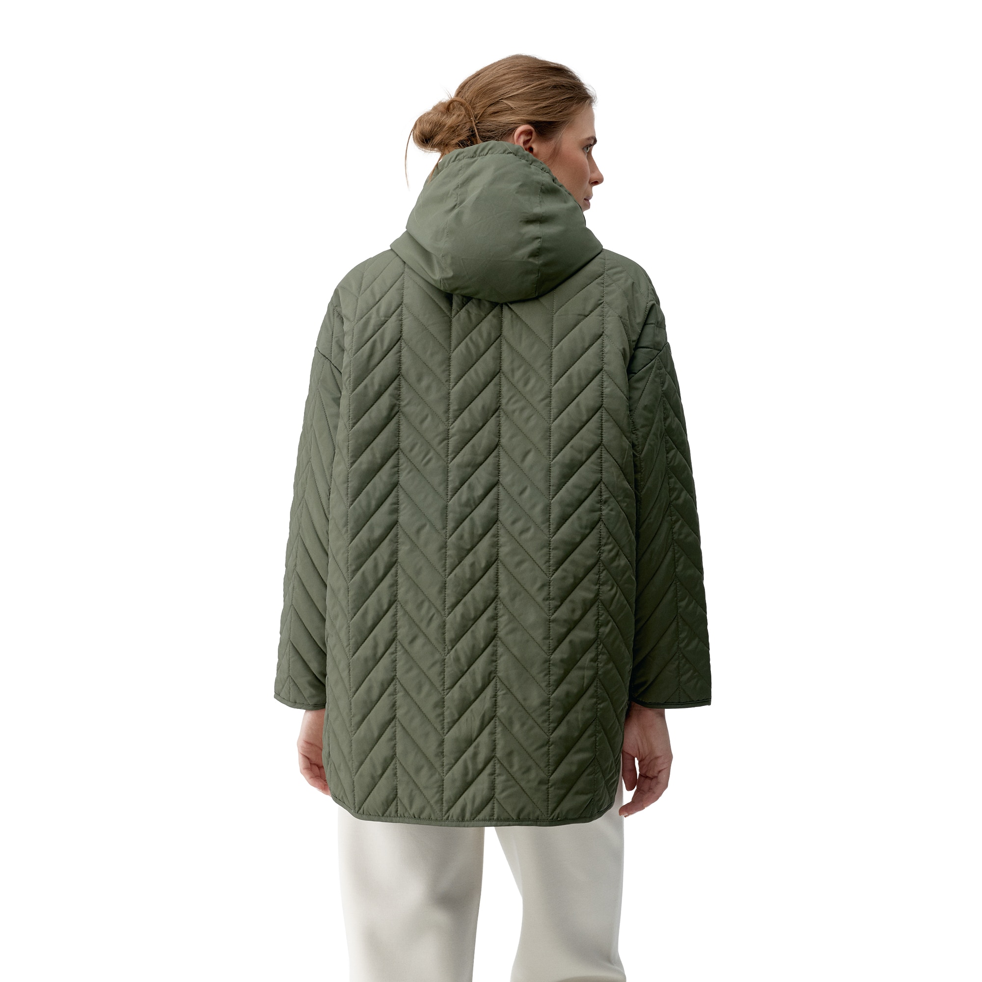 Imagen 4 de Chaqueta de Mujer Reversible Tenzo BORN - Kaki Kaki