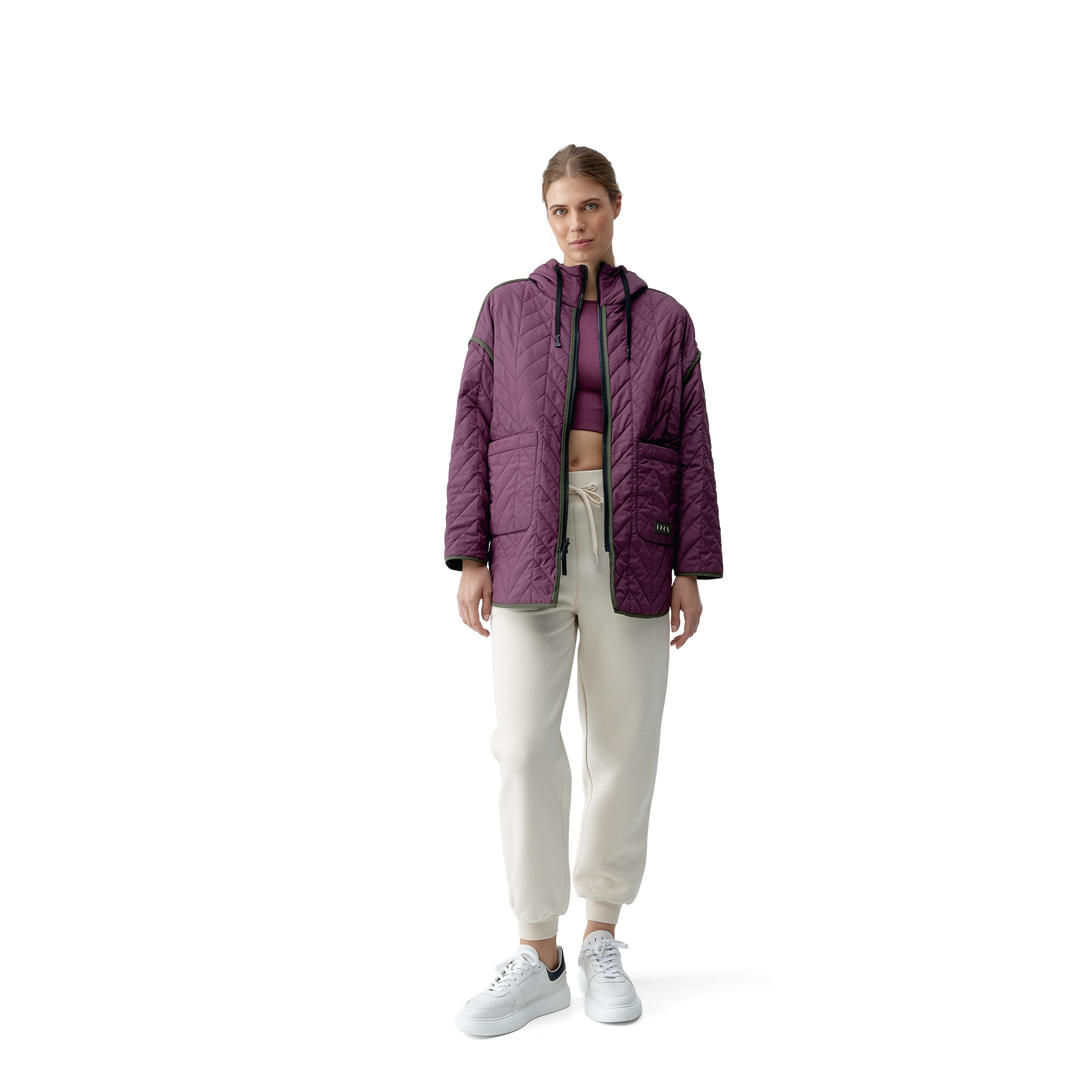 Imagen 7 de Chaqueta de Mujer Reversible Tenzo BORN - Kaki Kaki