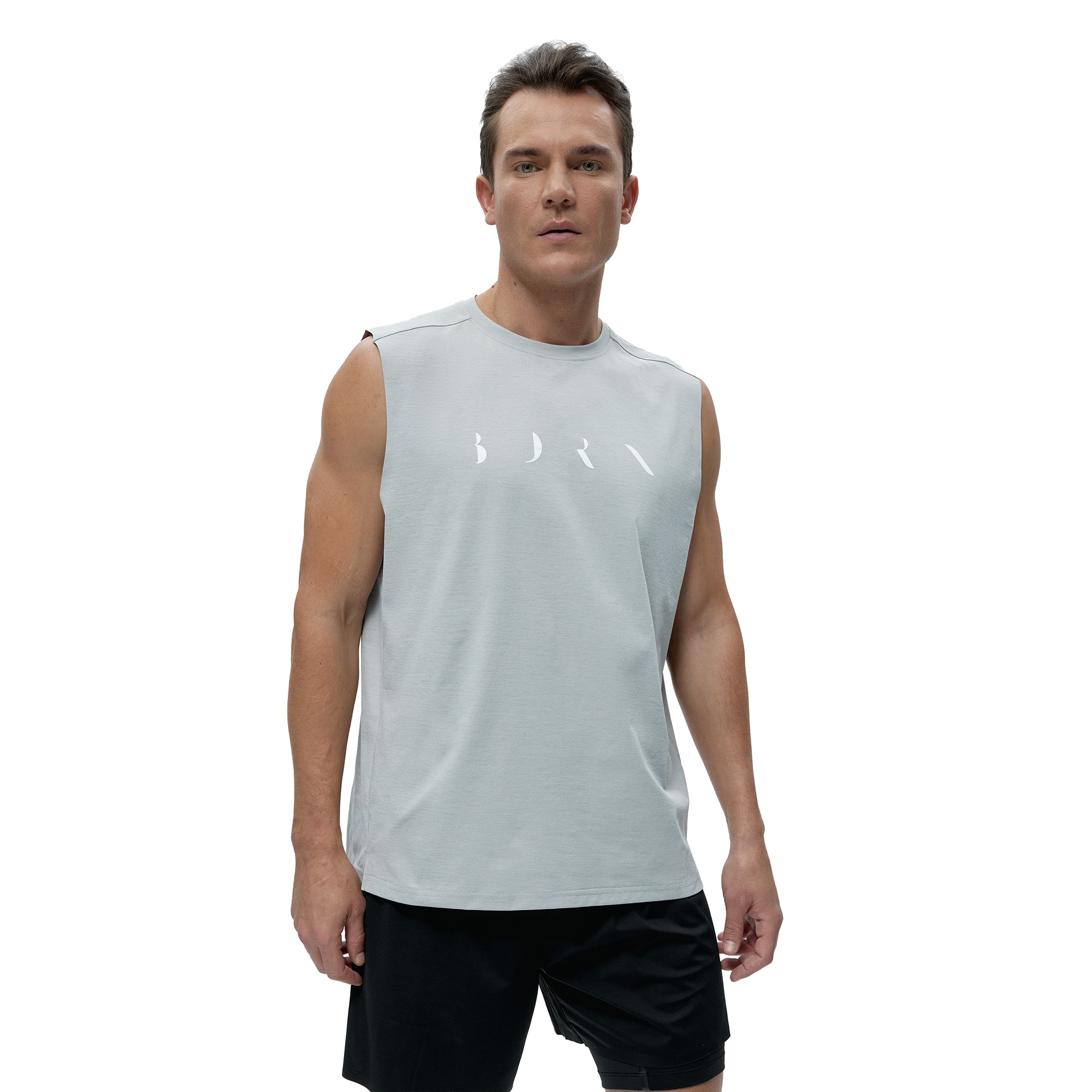 Camiseta de Hombre Daxon BORN - Gris Gris-1