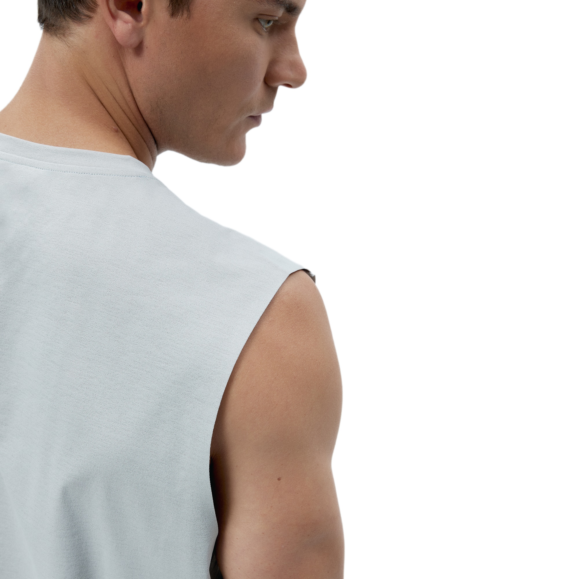 Camiseta de Hombre Daxon BORN - Gris Gris-4