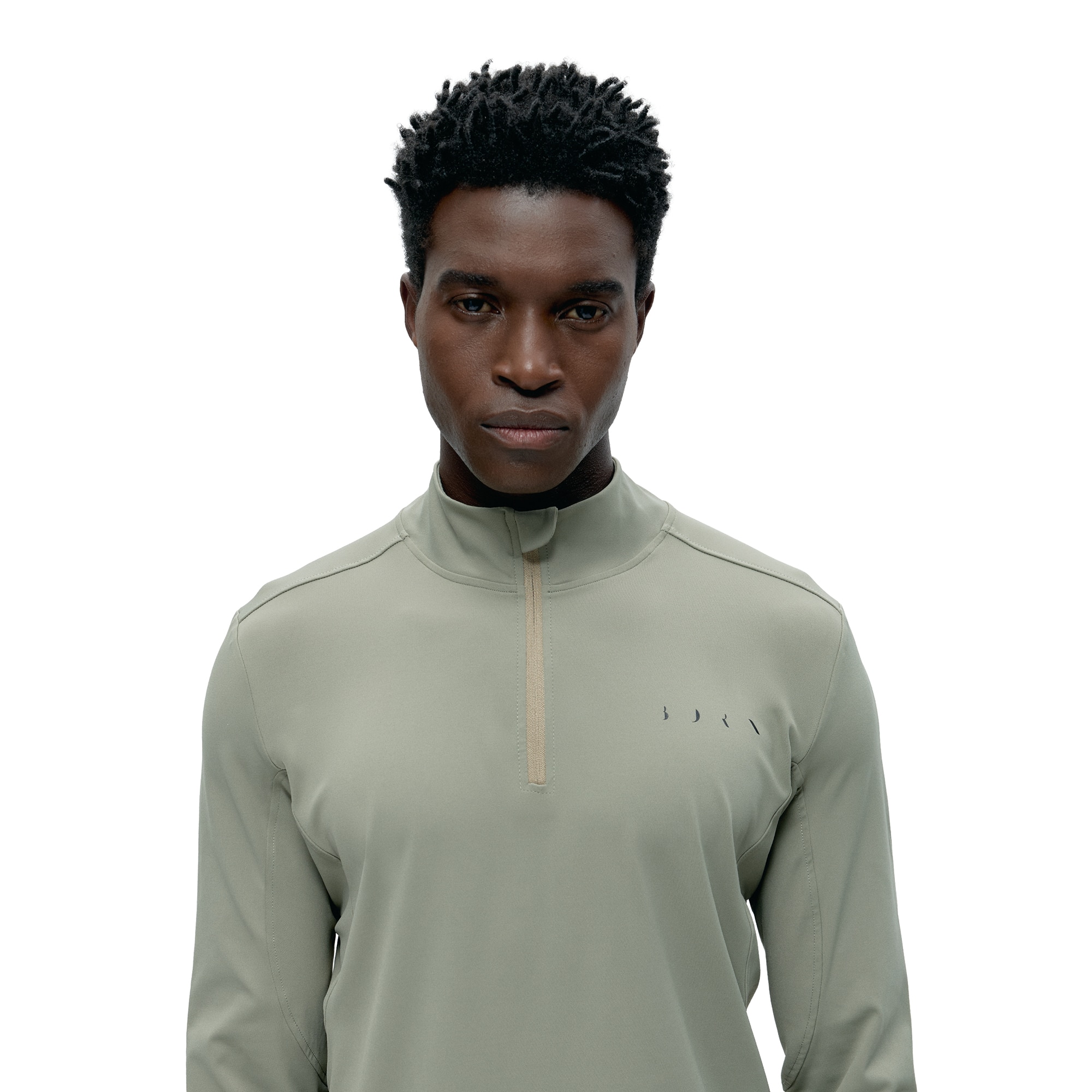 Sudadera de Hombre Kael BORN - Verde grisáceo Verde grisáceo-3