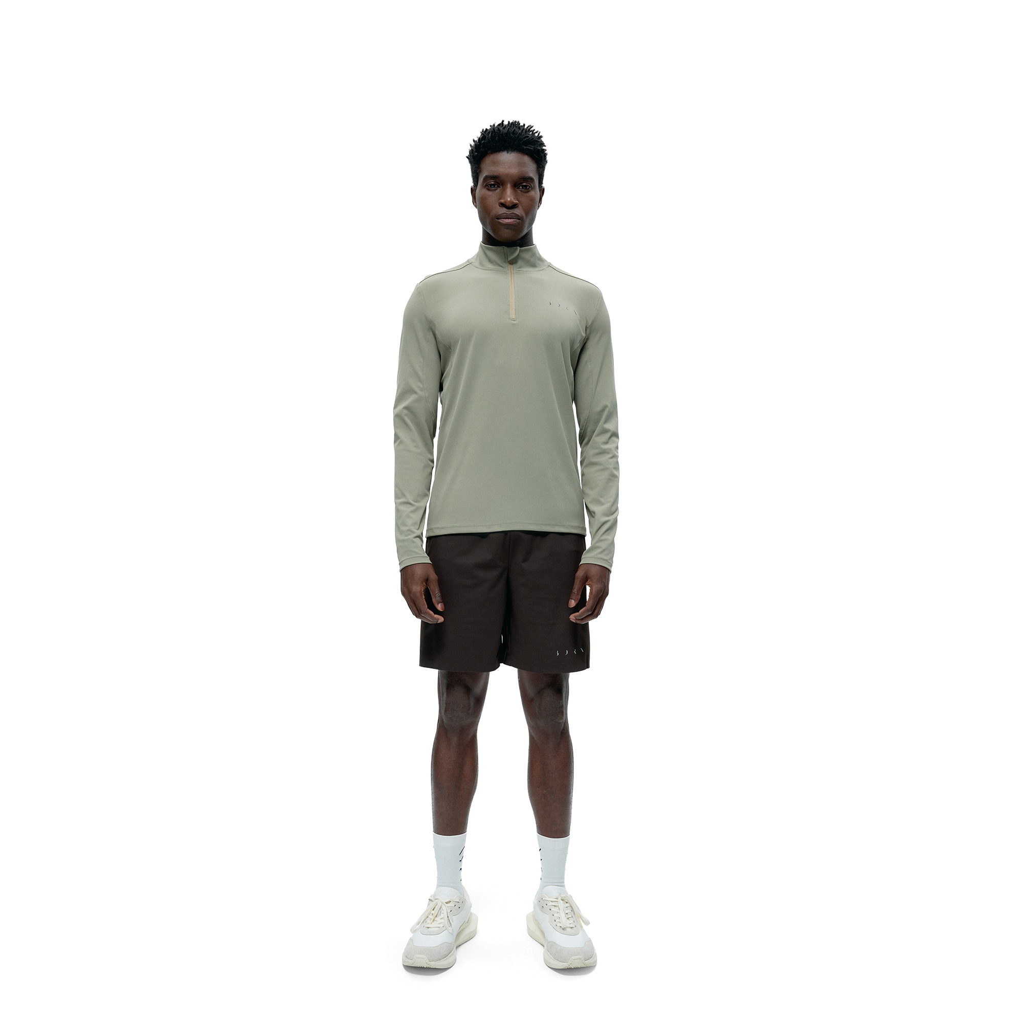 Sudadera de Hombre Kael BORN - Verde grisáceo Verde grisáceo-6