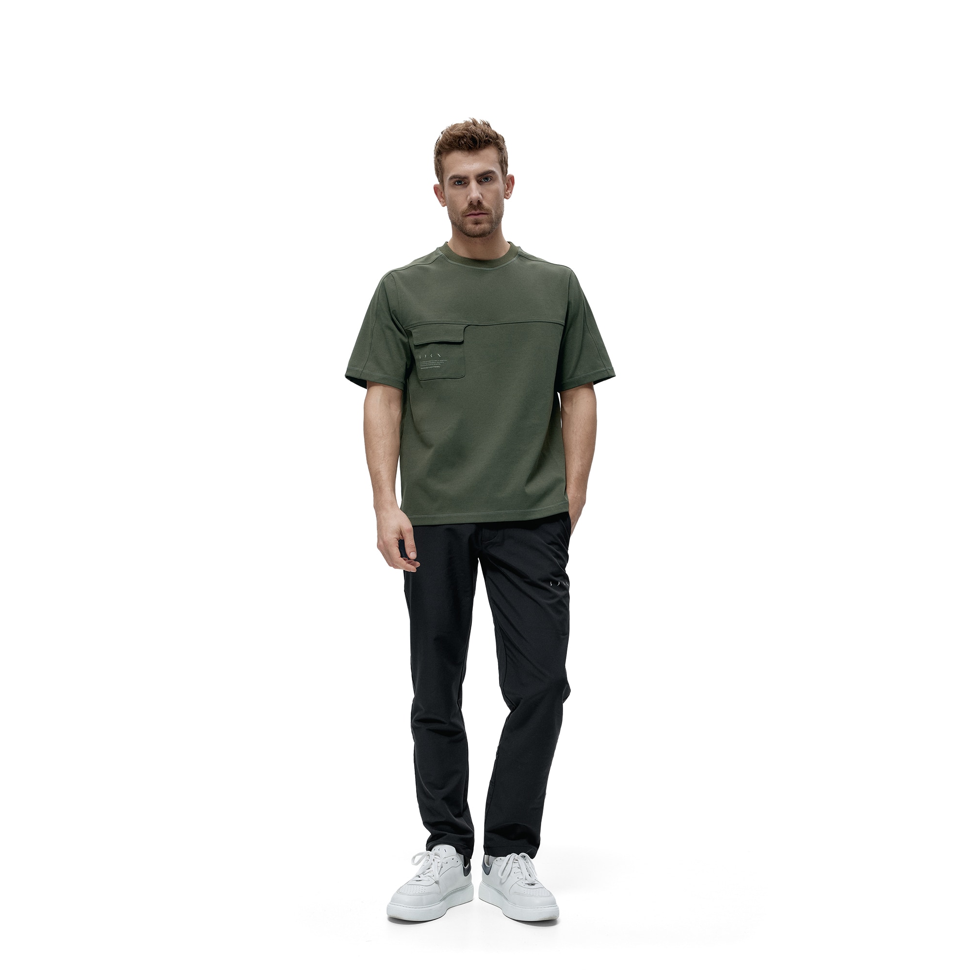 Camiseta de Hombre Tirreno BORN - Kaki Kaki-5