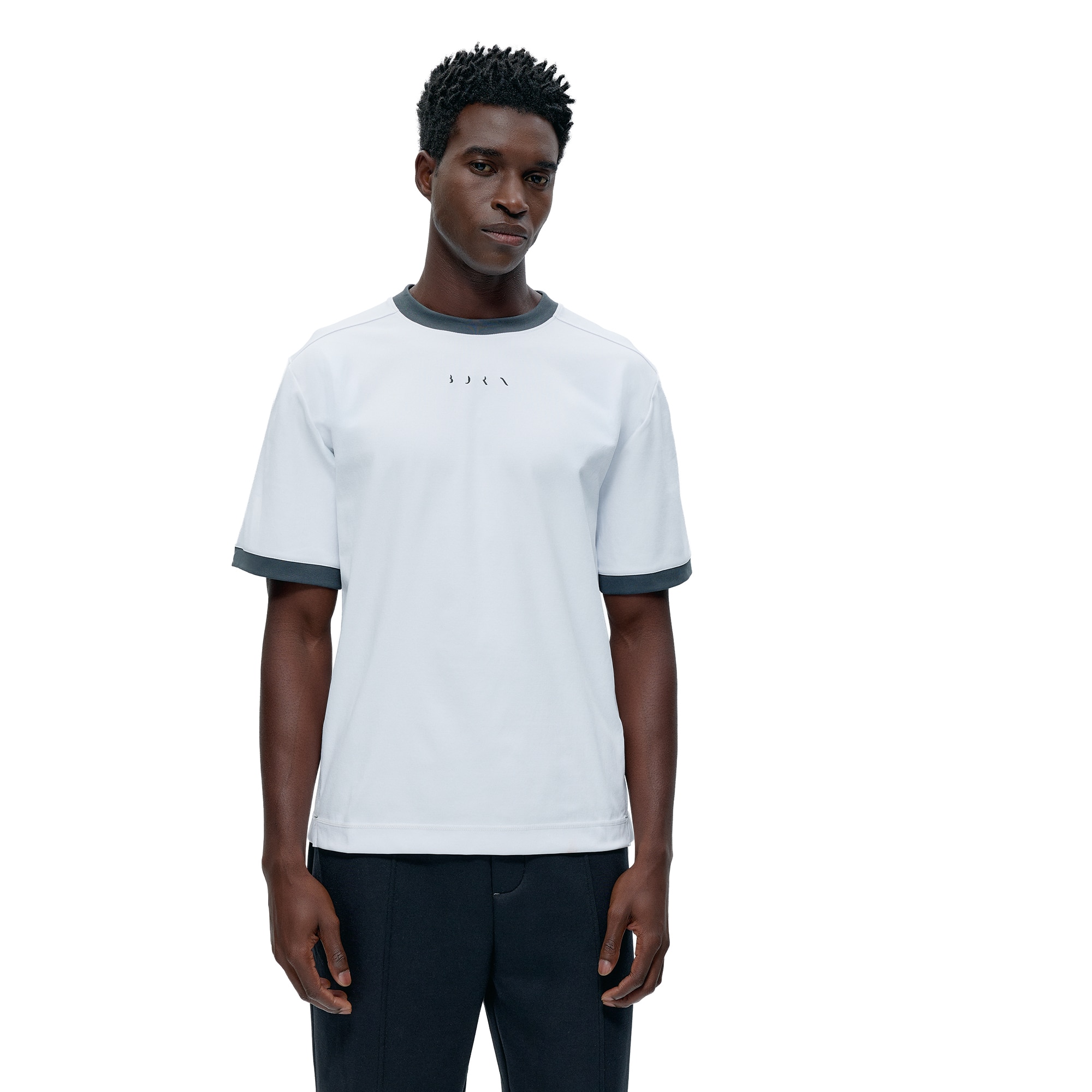 Born Camiseta de Hombre Layer Gris oscuro