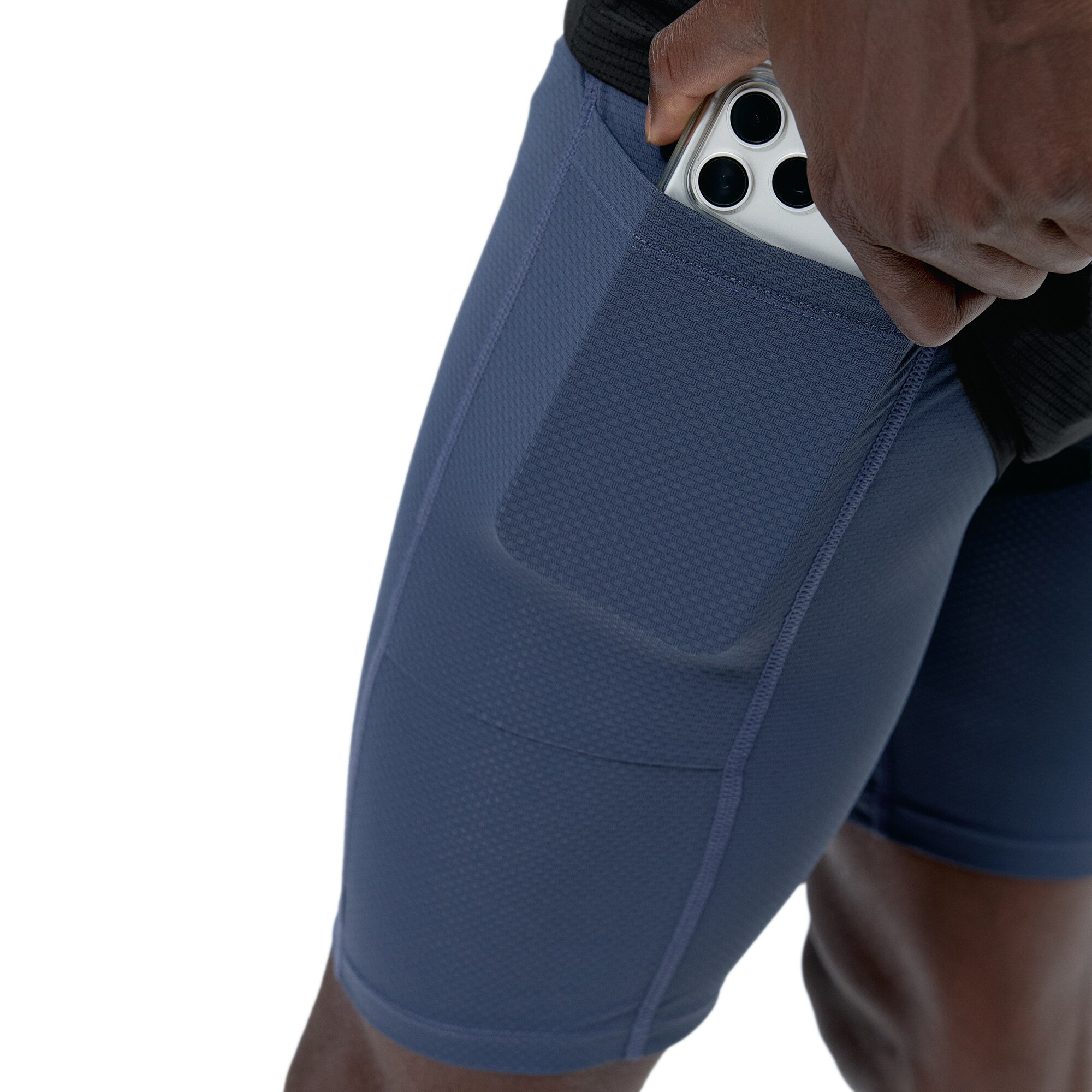 Short de Hombre Strider BORN - Negro / Gris Negro / Gris-4