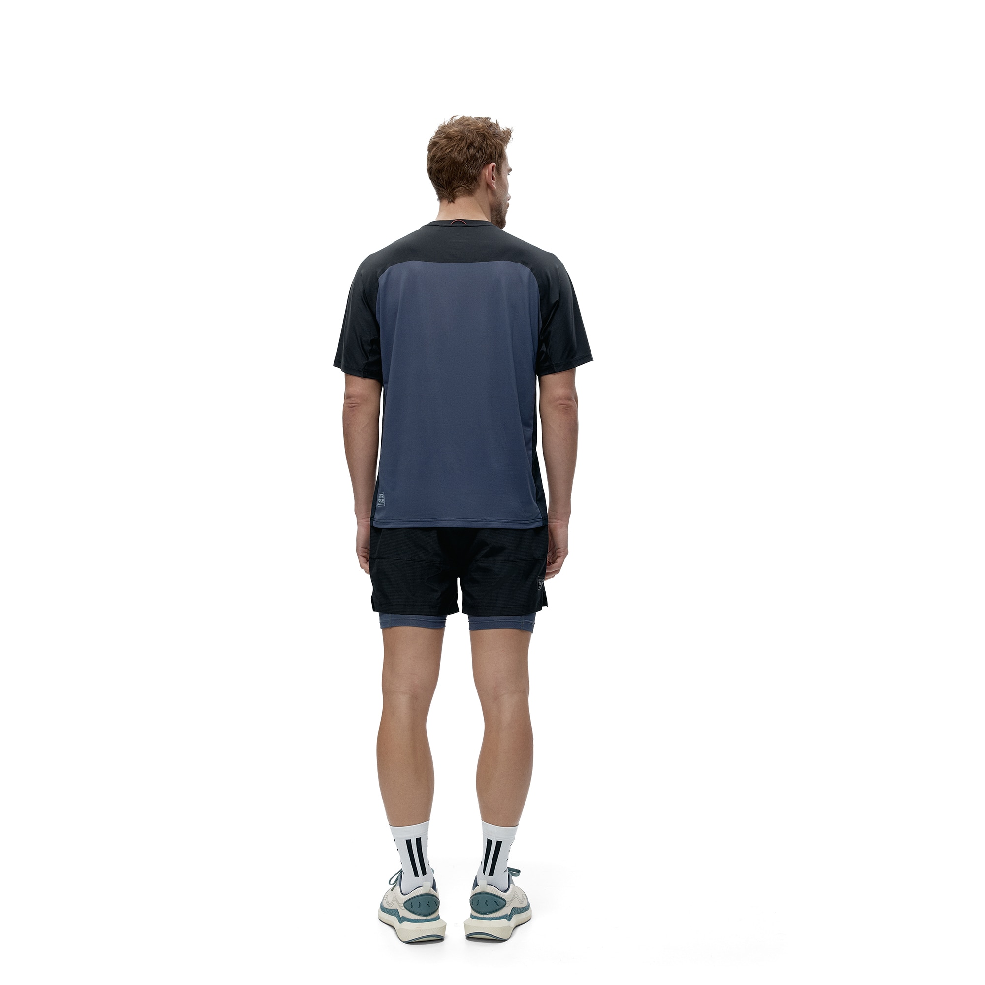 Short de Hombre Strider BORN - Negro / Gris Negro / Gris-6