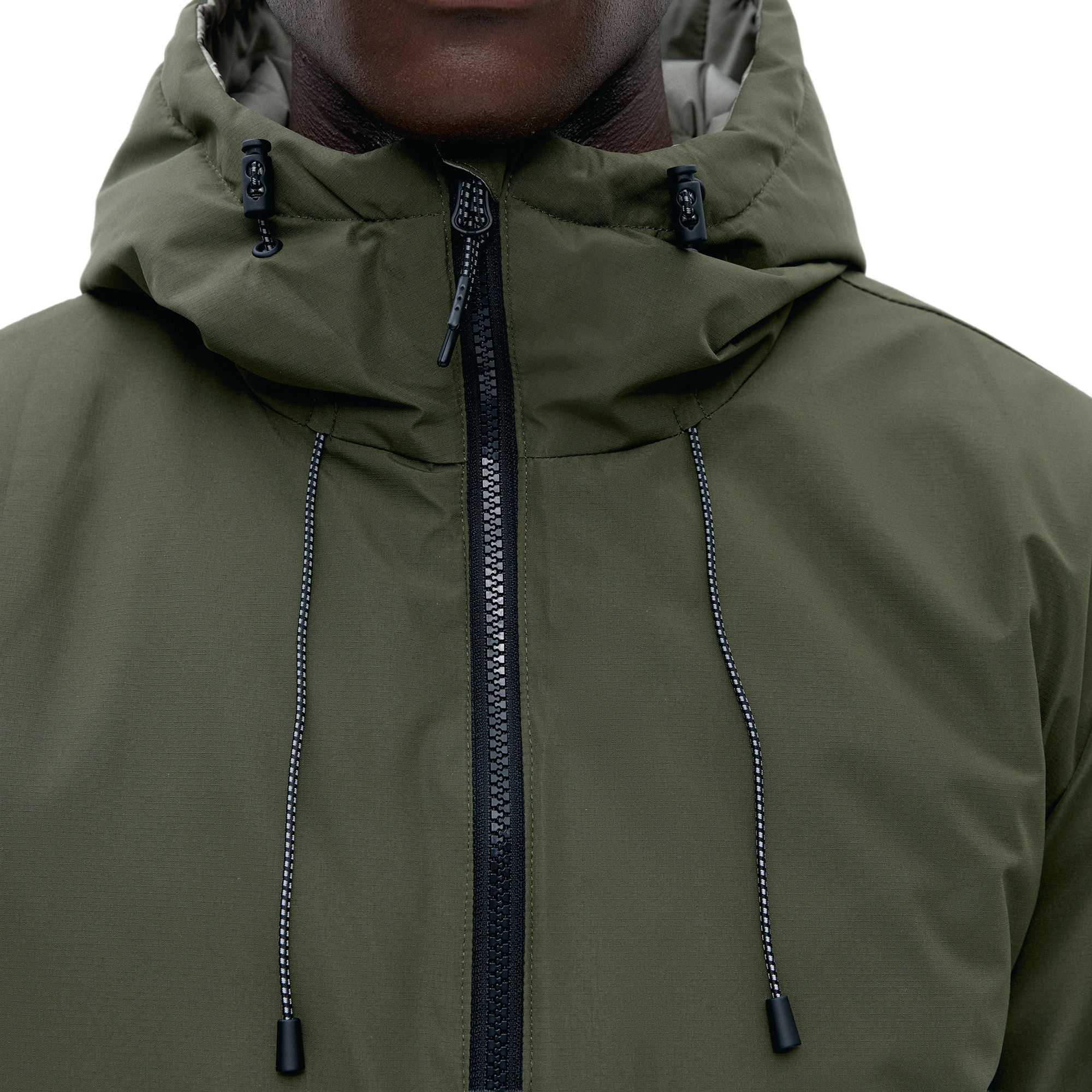 Chaqueta de Hombre Reversible Volga BORN - Verde cadete Verde cadete-3