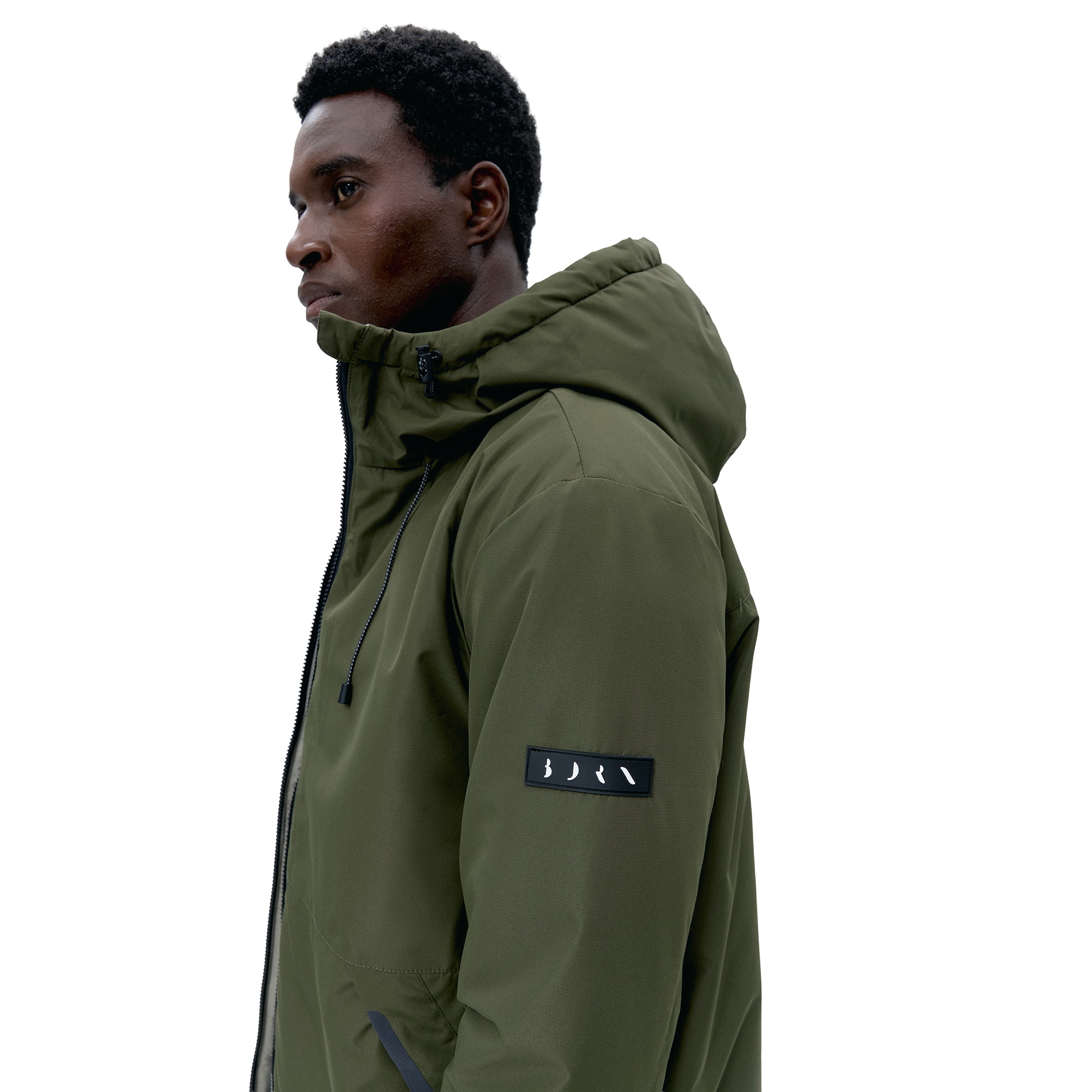 Chaqueta de Hombre Reversible Volga BORN - Verde cadete Verde cadete-5