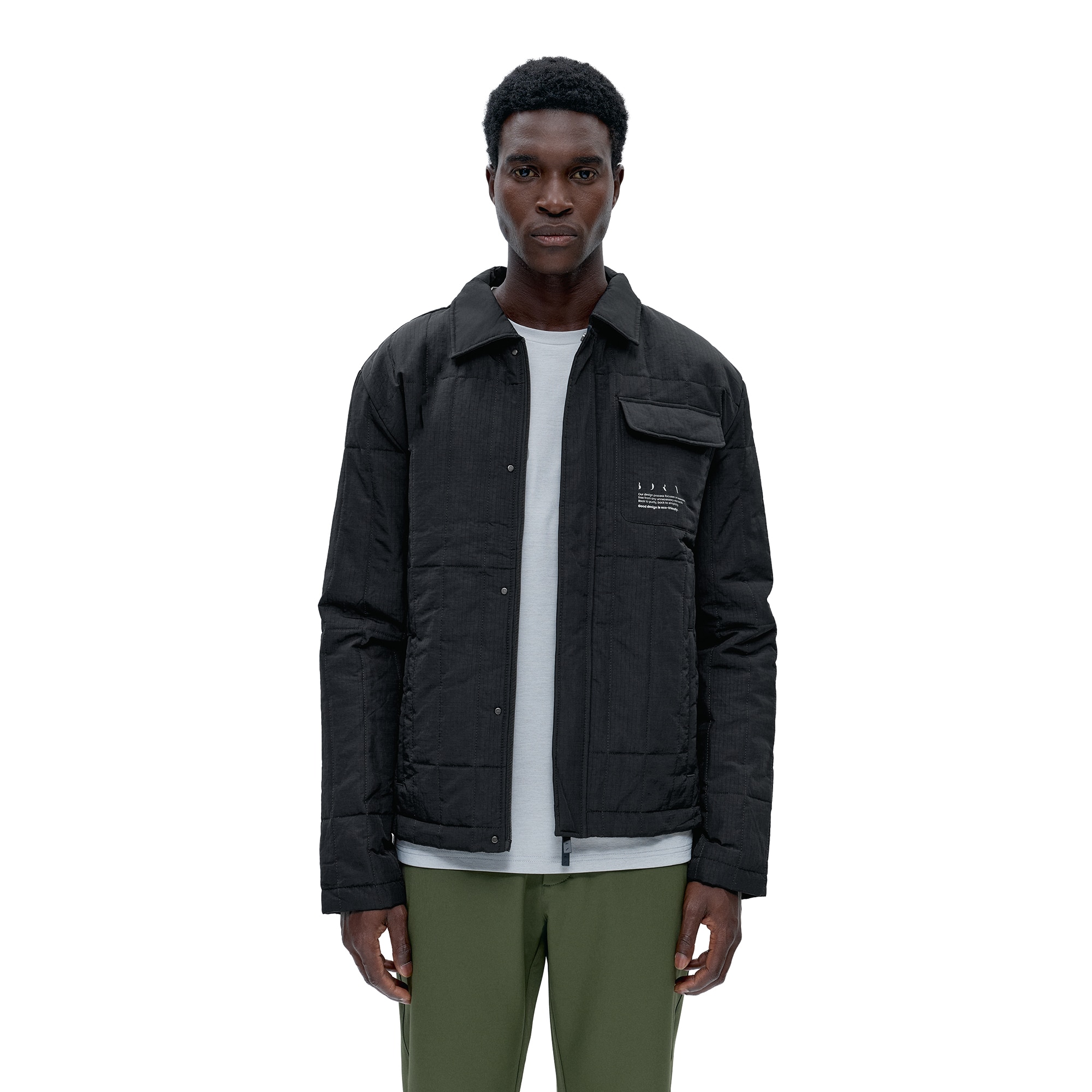 Born Chaqueta de Hombre Misuri Negro
