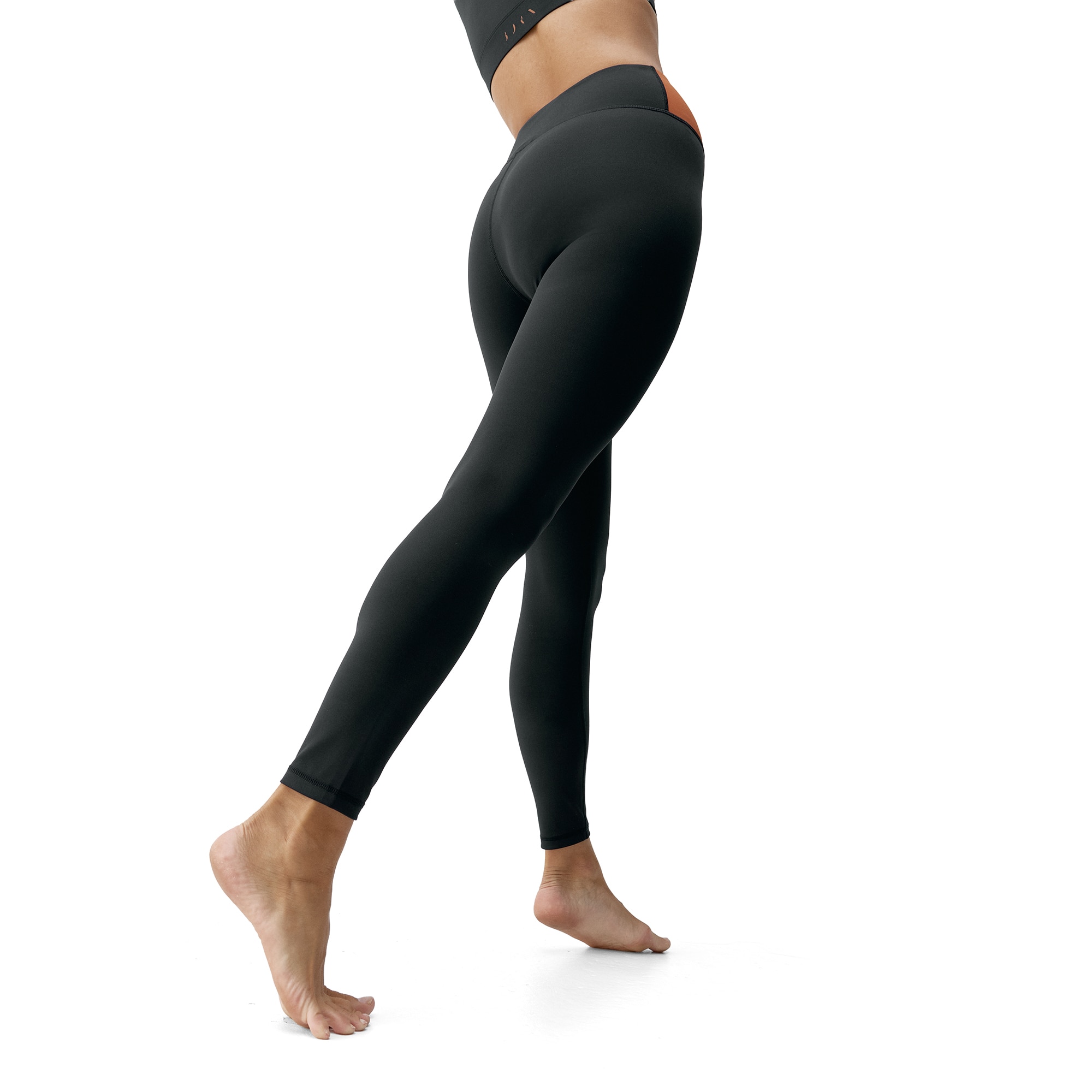 Malla de Mujer Omkara BORN - Negro / Naranja Negro / Naranja-2