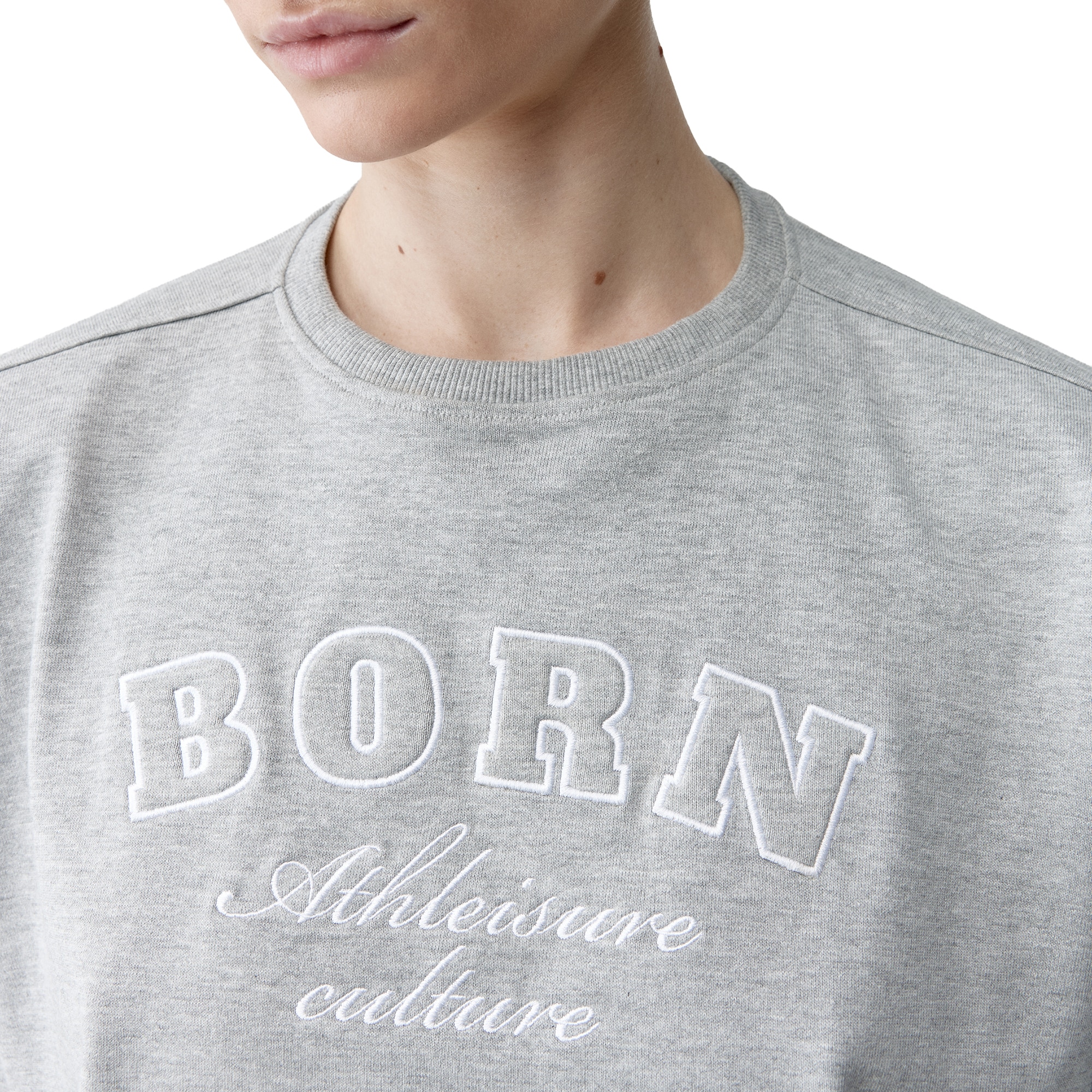 Camiseta de mujer Court Born Living Yoga - Gris Gris-3