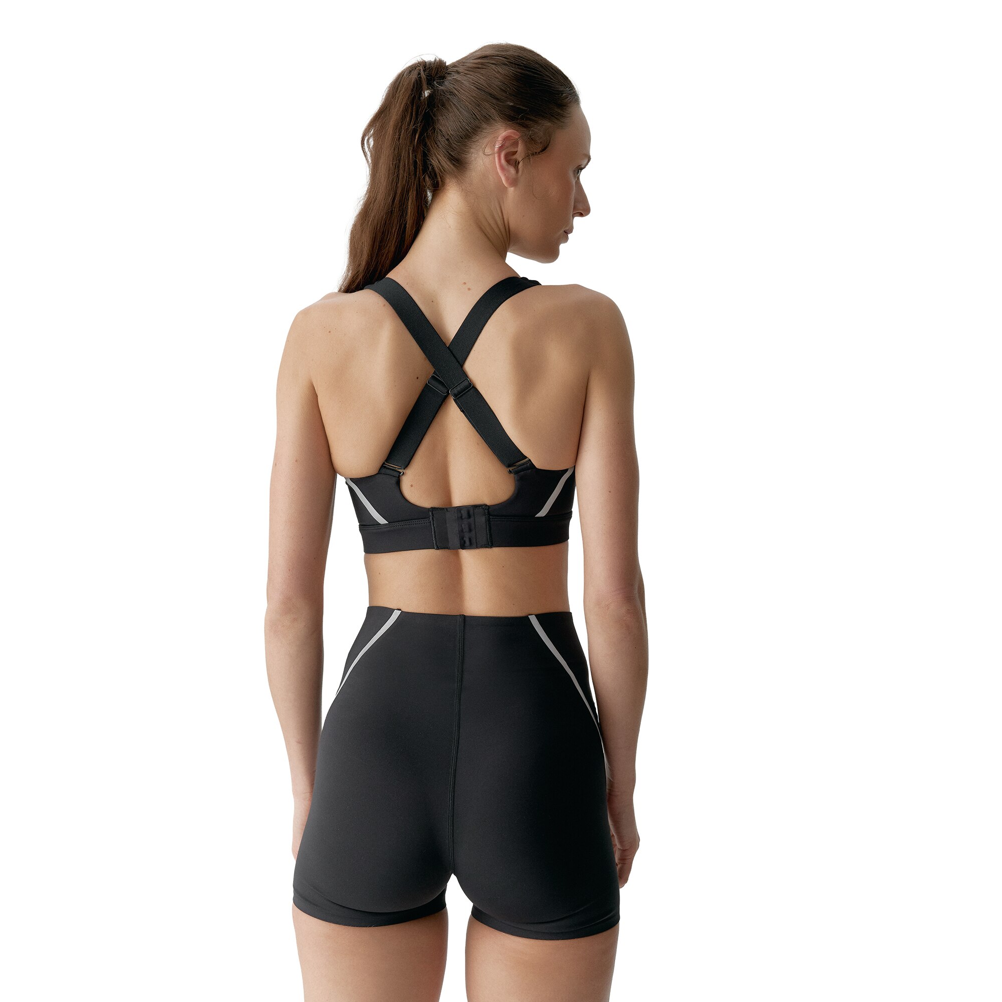 Top deportivo de mujer Luna Run Born - Negro Negro-5