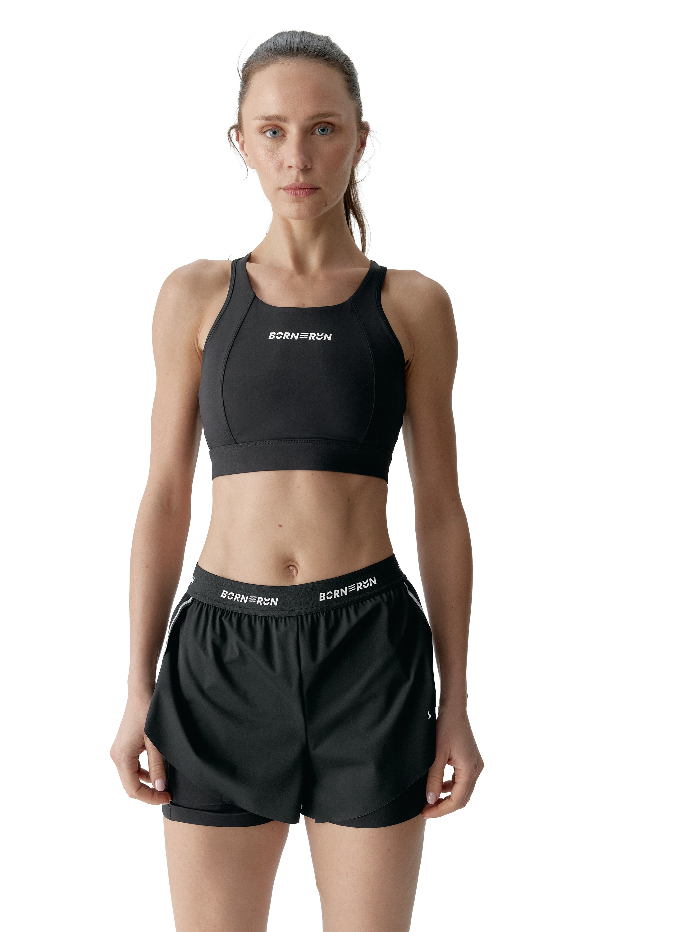 Born Short deportivo de Mujer Voltrun Negro