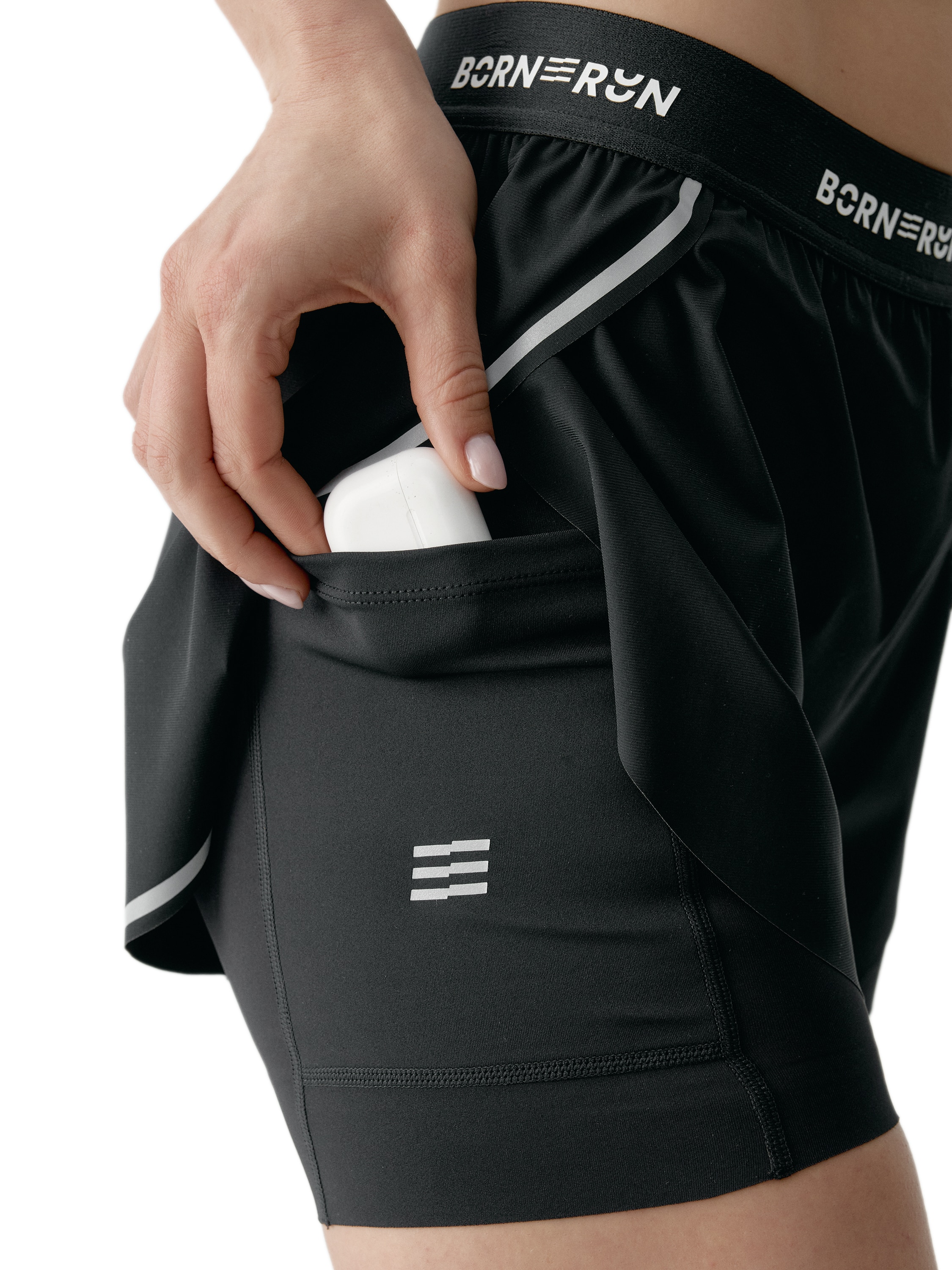 Imagen 5 de Short deportivo de Mujer Voltrun Born - Negro Negro