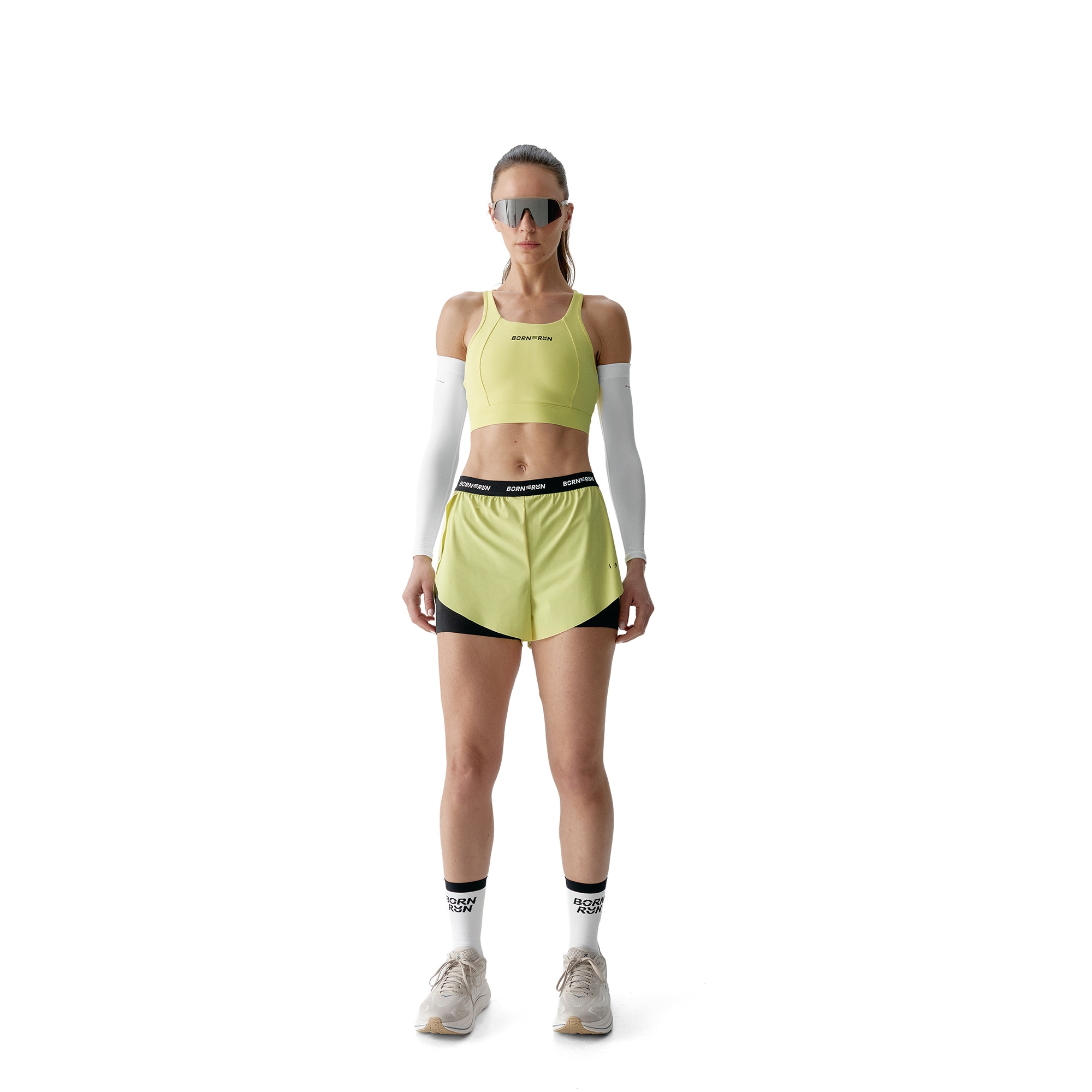 Imagen 6 de Top deportivo de mujer Voltrun Born - Amarillo limón Amarillo limón