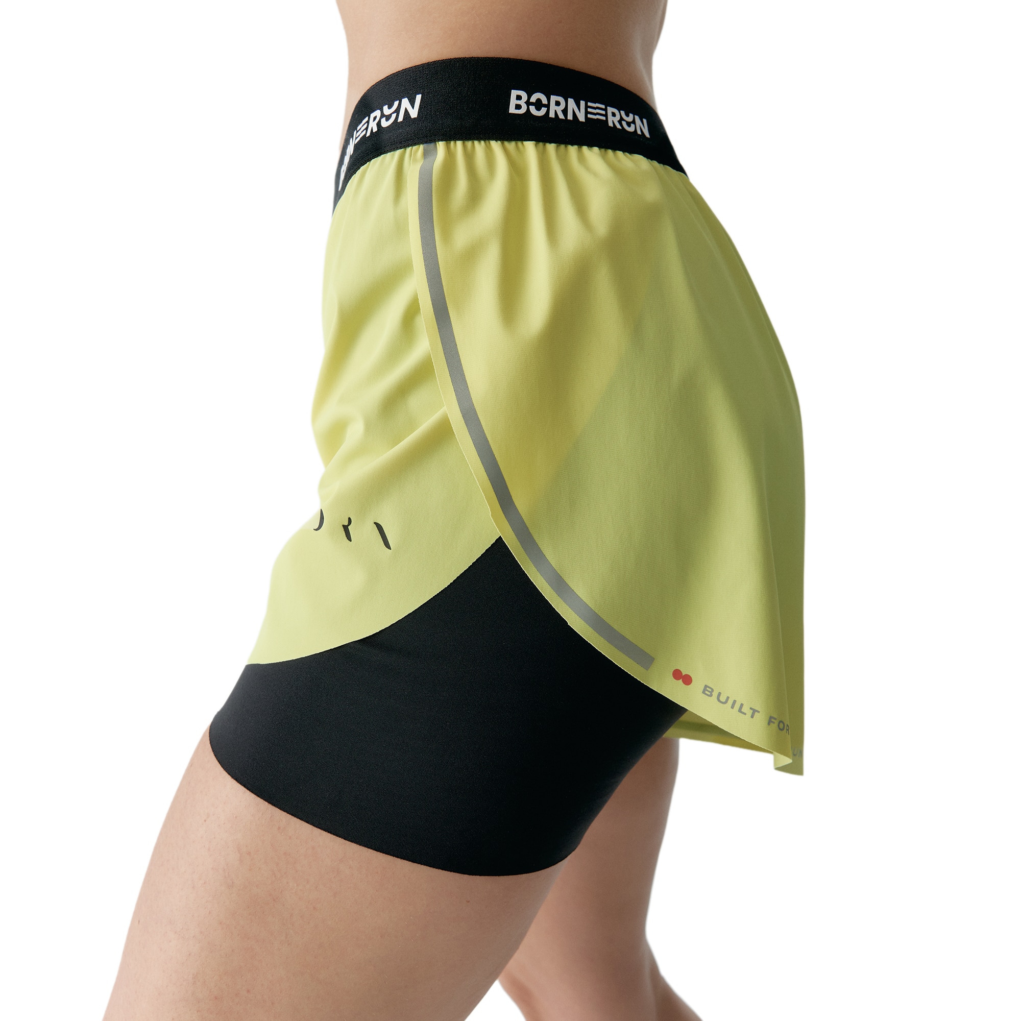 Imagen 2 de Short deportivo de Mujer Voltrun Born - Amarillo limón Amarillo limón