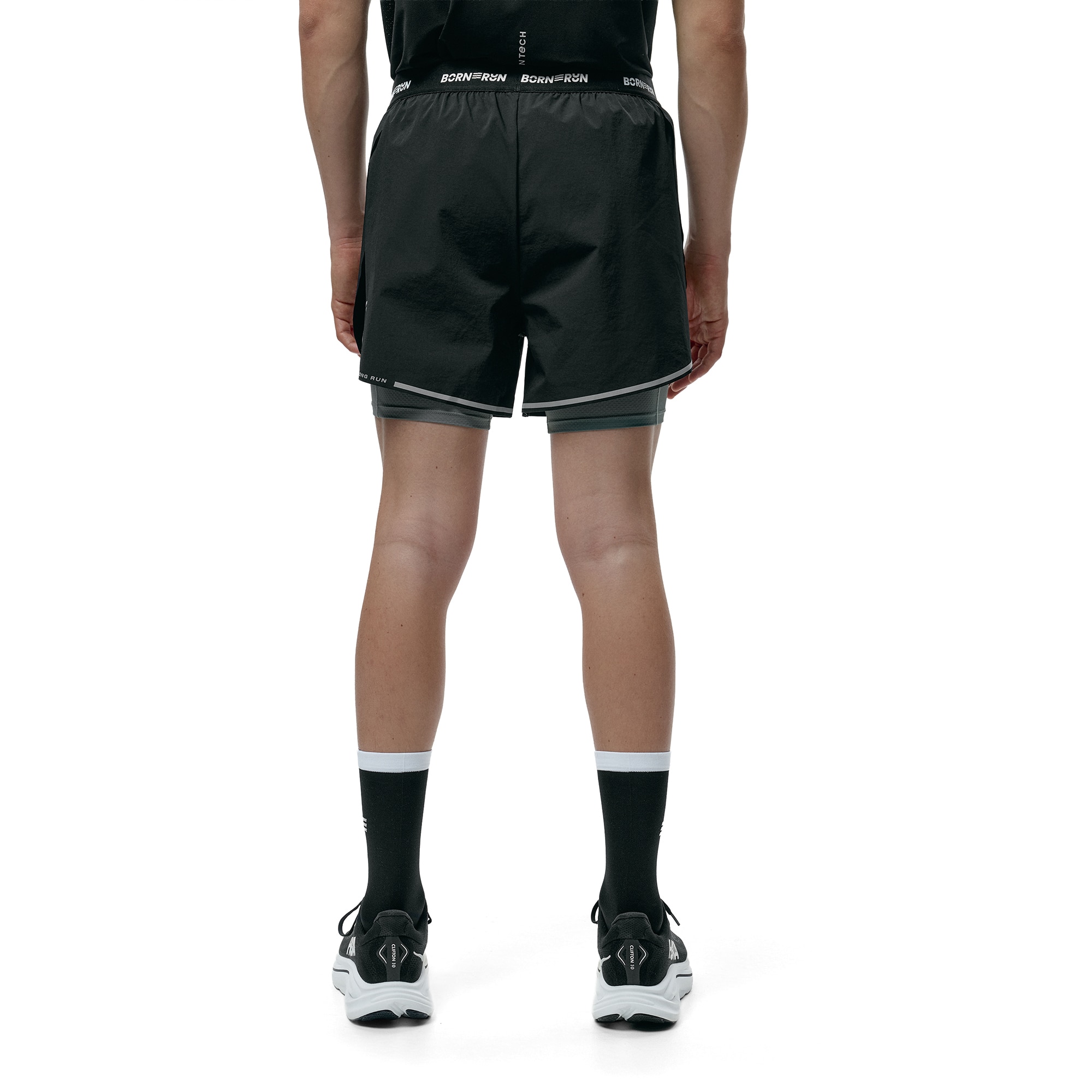 Short deportivo de Hombre Kinetic Born - Negro Negro-2