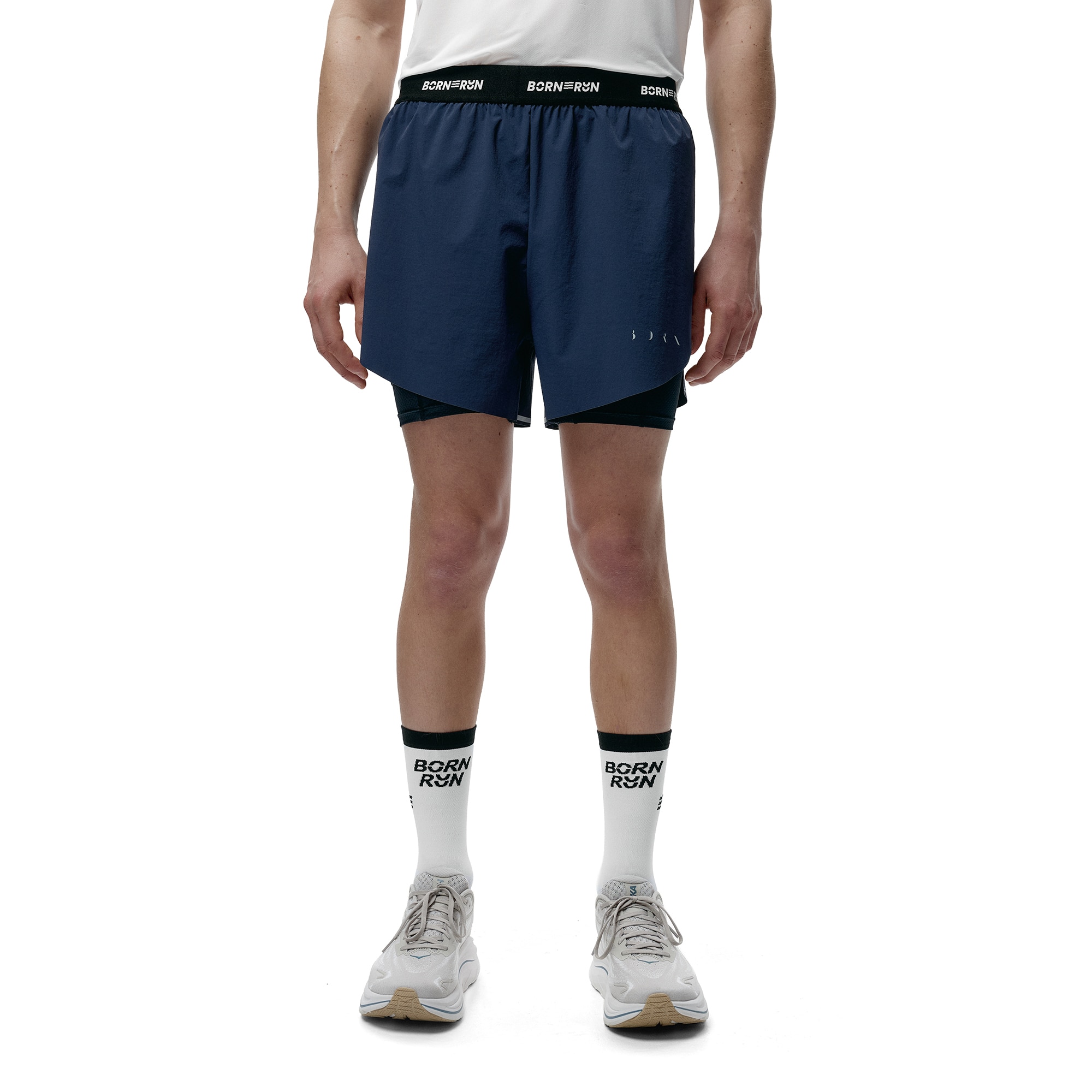 Short deportivo de Hombre Kinetic Born - Azul / Negro Azul / Negro-1