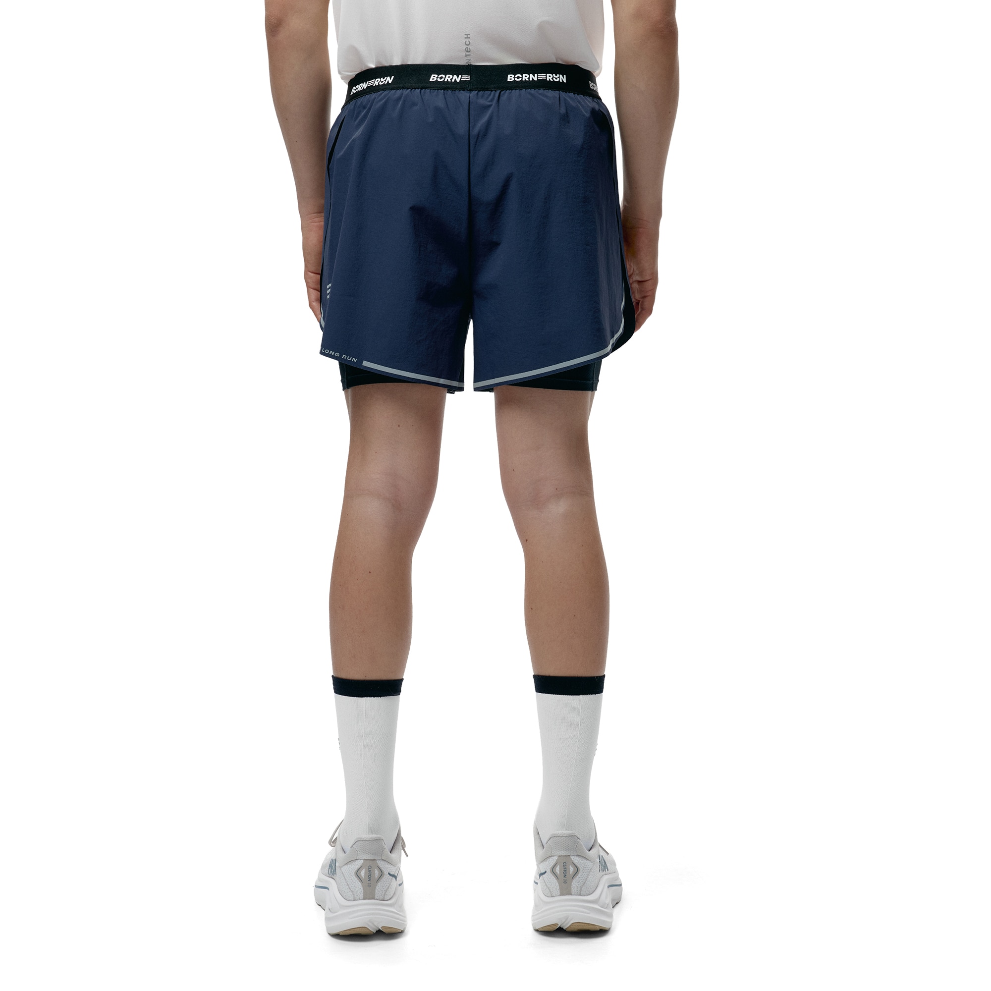 Short deportivo de Hombre Kinetic Born - Azul / Negro Azul / Negro-2