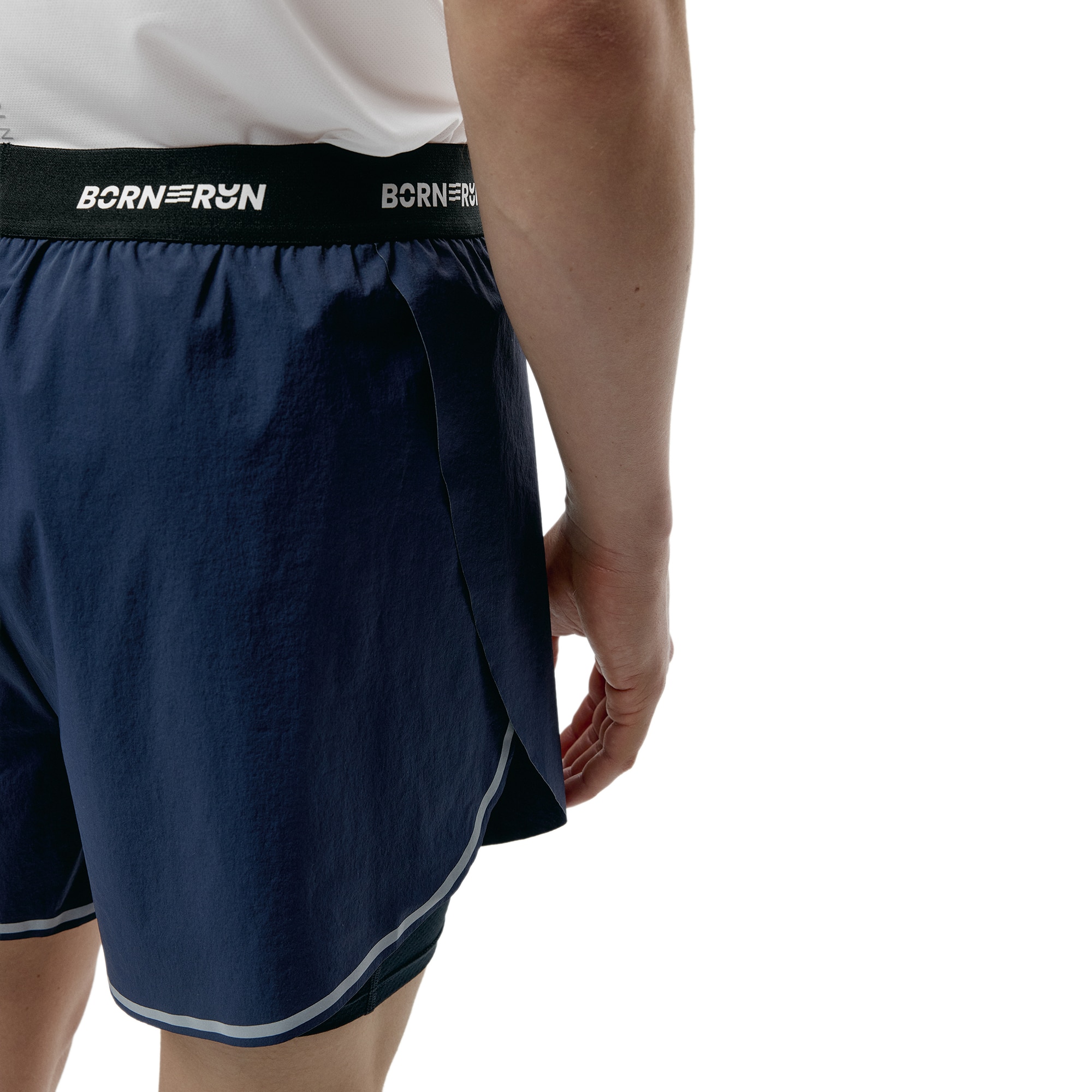 Short deportivo de Hombre Kinetic Born - Azul / Negro Azul / Negro-4