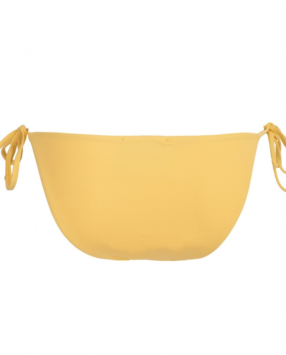 Braguita de bikini Bandeau Limoncello clásica con lazo y forro - Robin Collection - Amarillo Amarillo-4