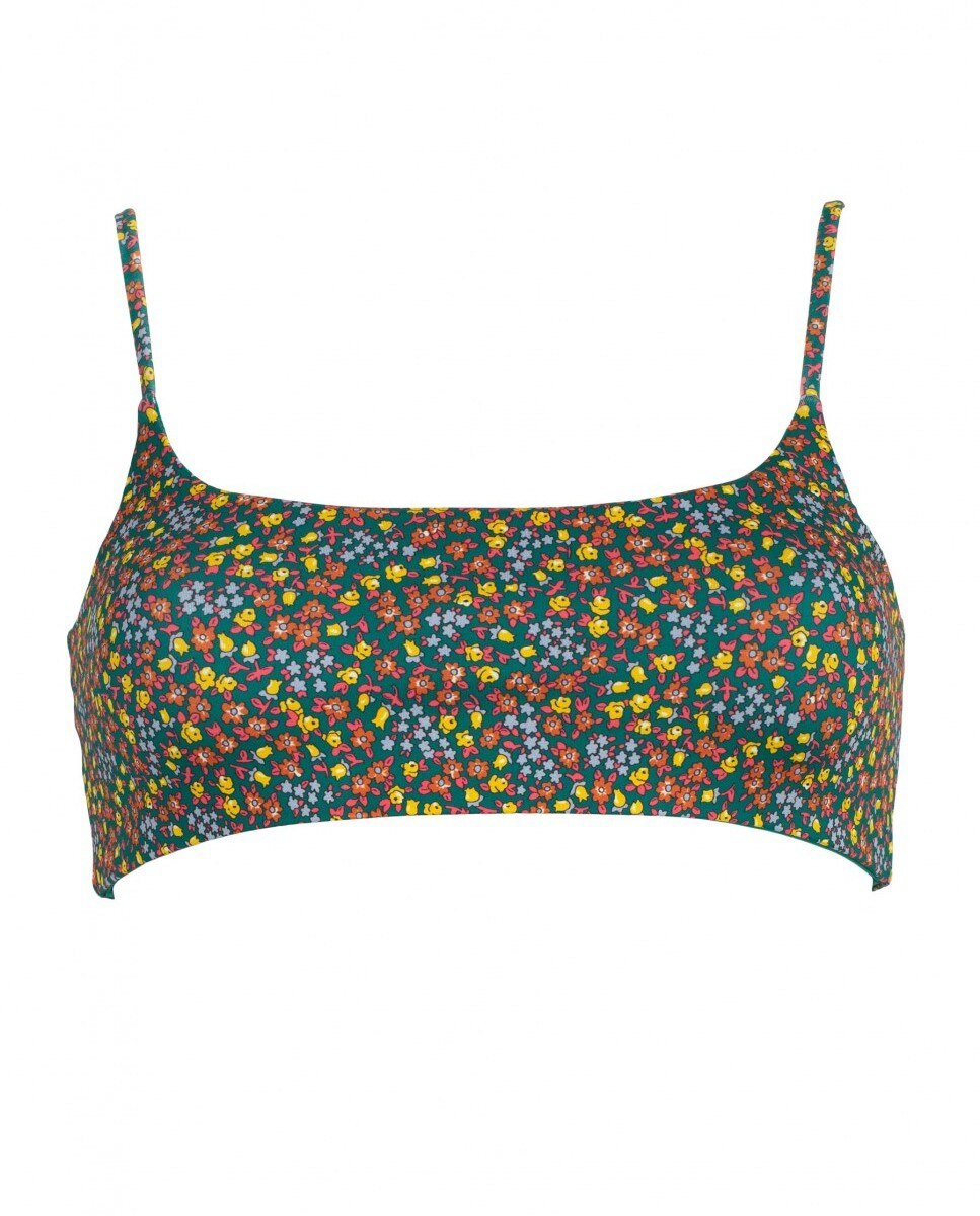 Top de bikini Soft Giardinetto con tirantes regulables y sin foams - Robin Collection - Verde Verde-4