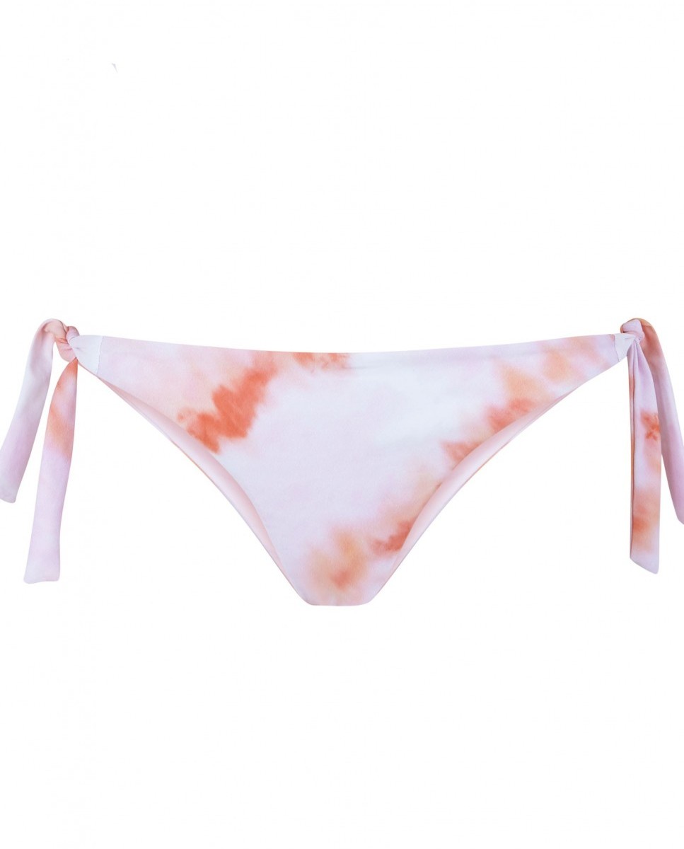 Braguita de bikini Knot Sunset clásica con lazo y forro - Robin Collection - Naranja Naranja-3