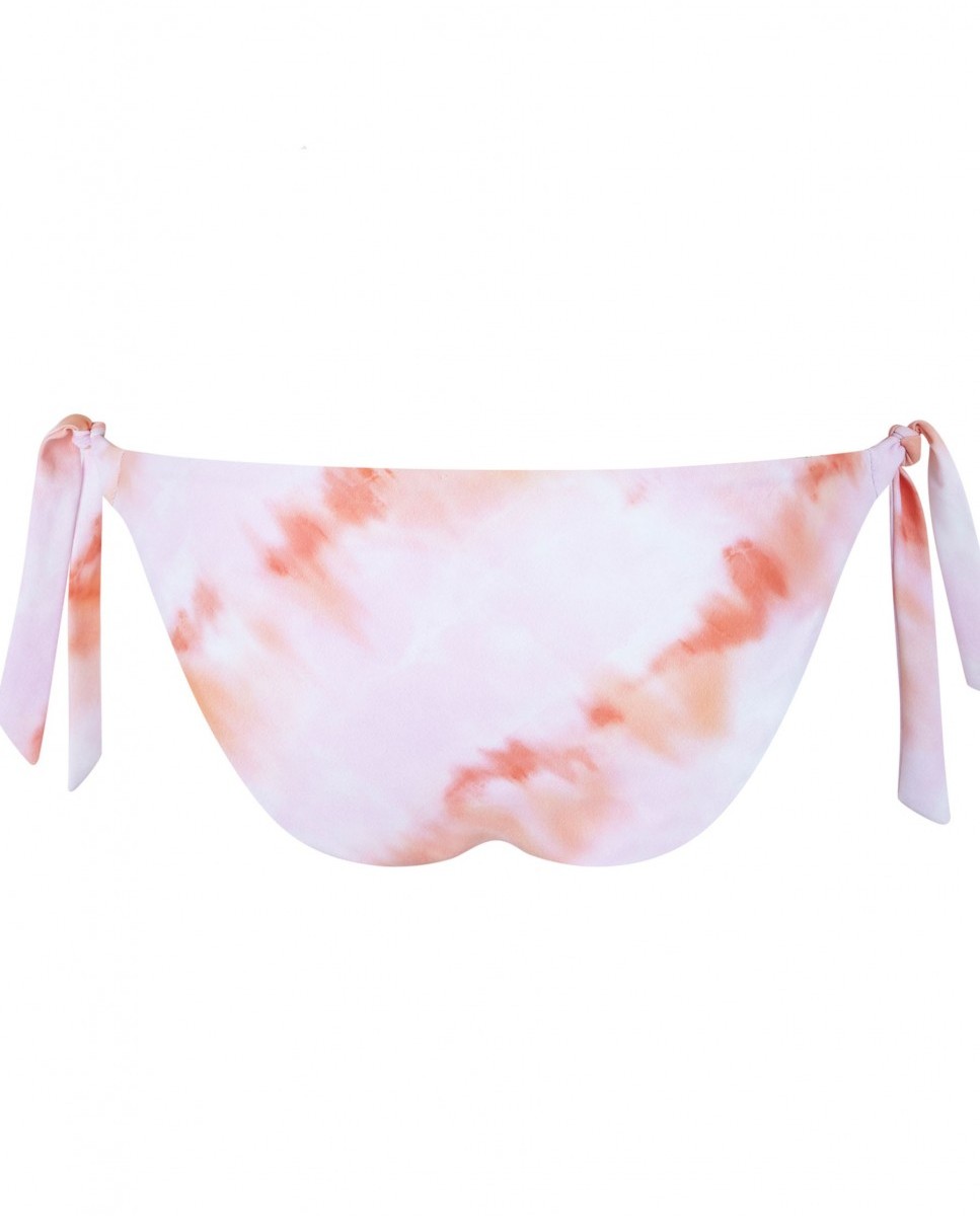 Braguita de bikini Knot Sunset clásica con lazo y forro - Robin Collection - Naranja Naranja-4