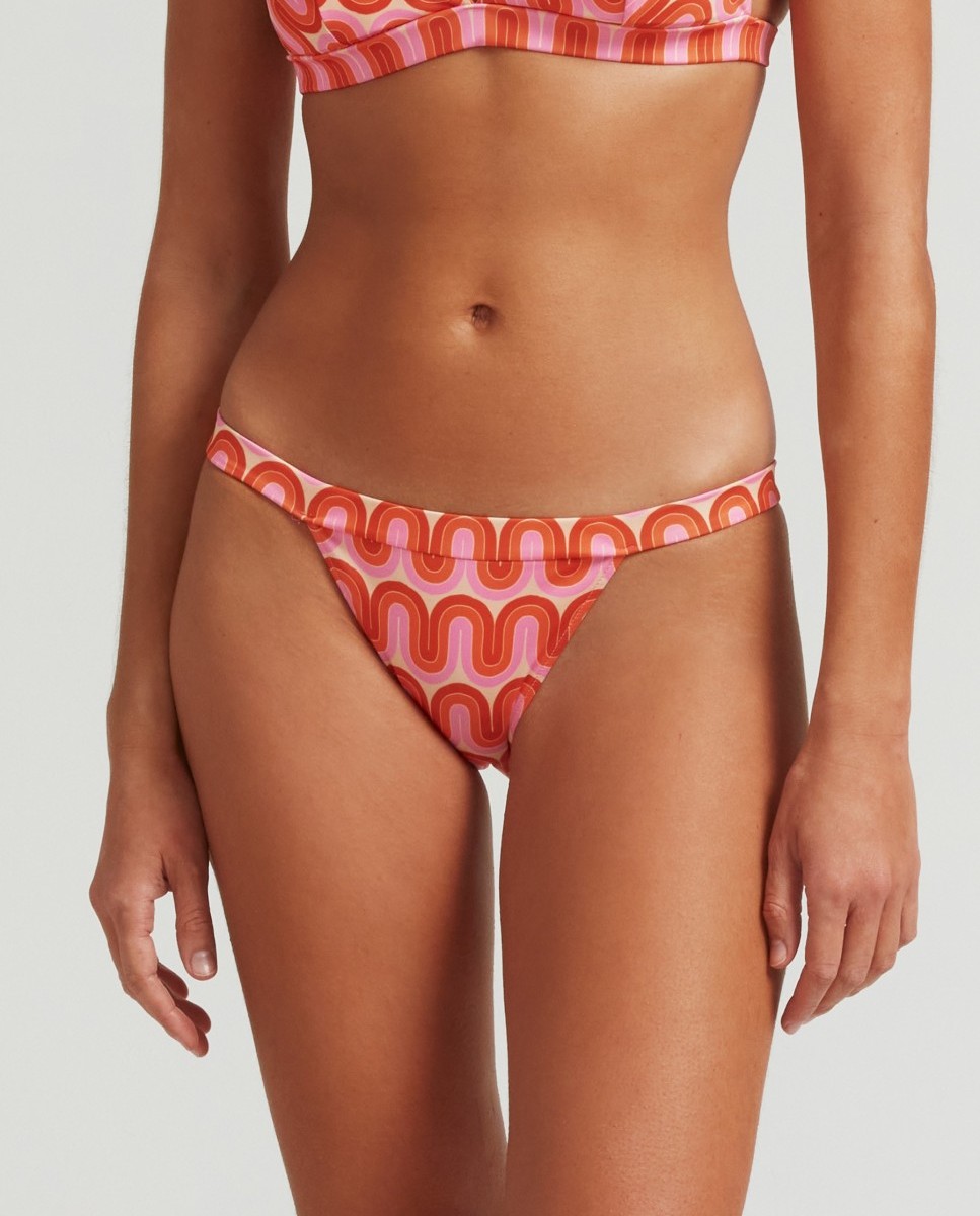 Robin Collection - Braguita de bikini Sporty Groovy clásica con forro.