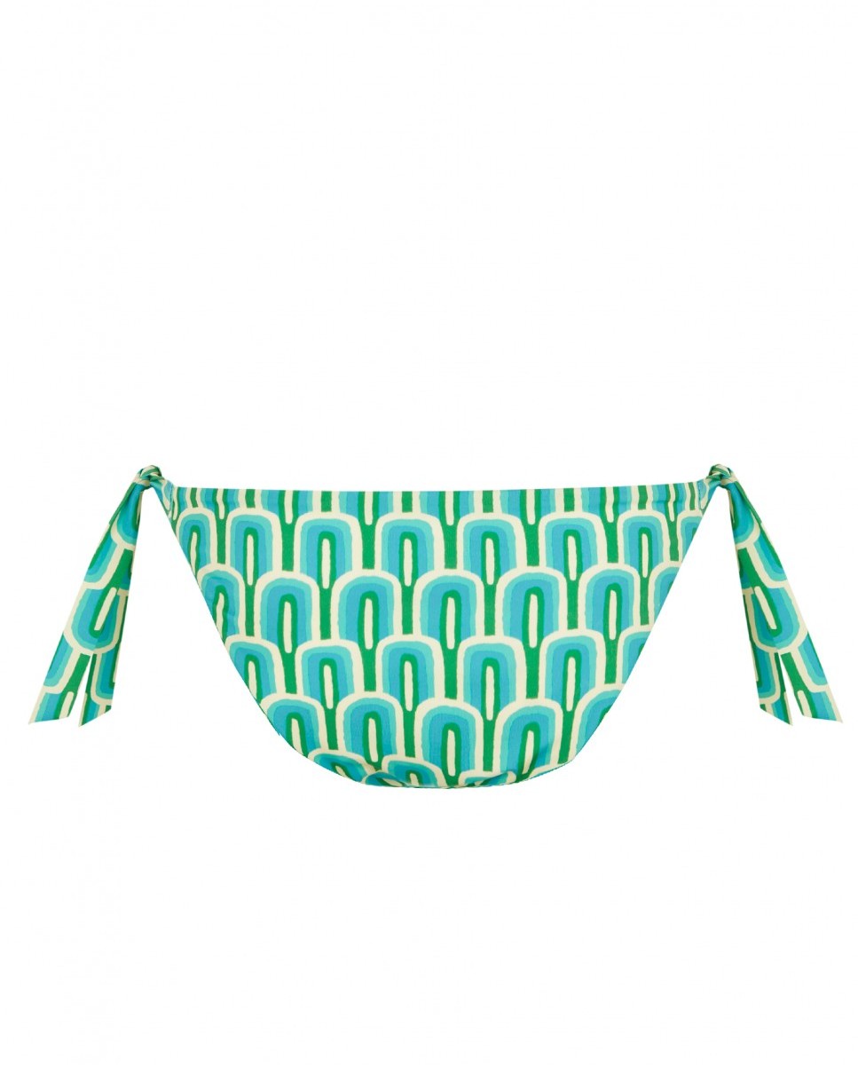 Braguita de bikini Calypso con lazo y forro - Robin Collection - Verde Verde-4