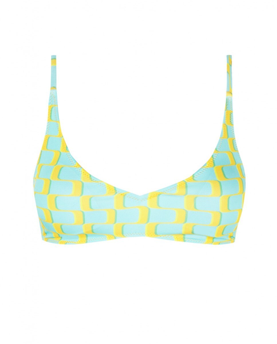 Top de bikini Vela Splendido con foams extraíbles - Robin Collection - Multicolor Multicolor-3