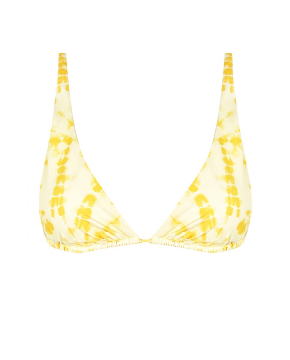 Top de bikini triángulo Al Sole con foams extraíbles - Robin Collection - Amarillo Amarillo-4