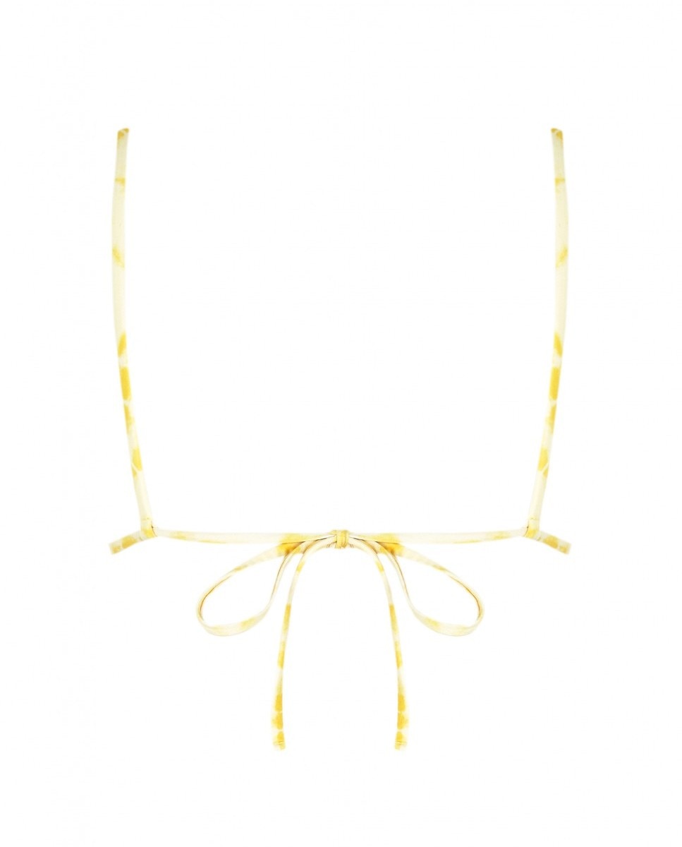 Top de bikini triángulo Al Sole con foams extraíbles - Robin Collection - Amarillo Amarillo-5