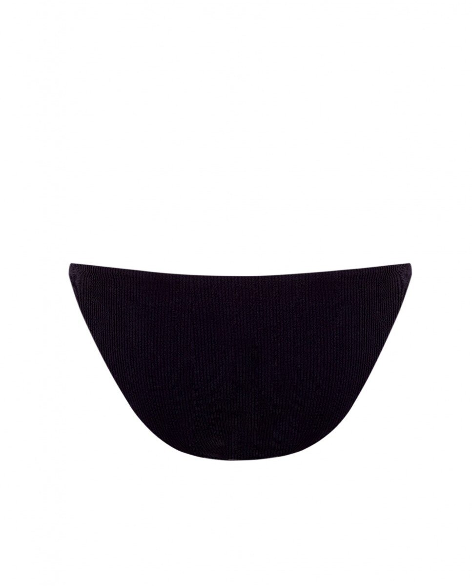 Braga de bikini negra con tejido estructurado - Robin Collection - Negro Negro-4