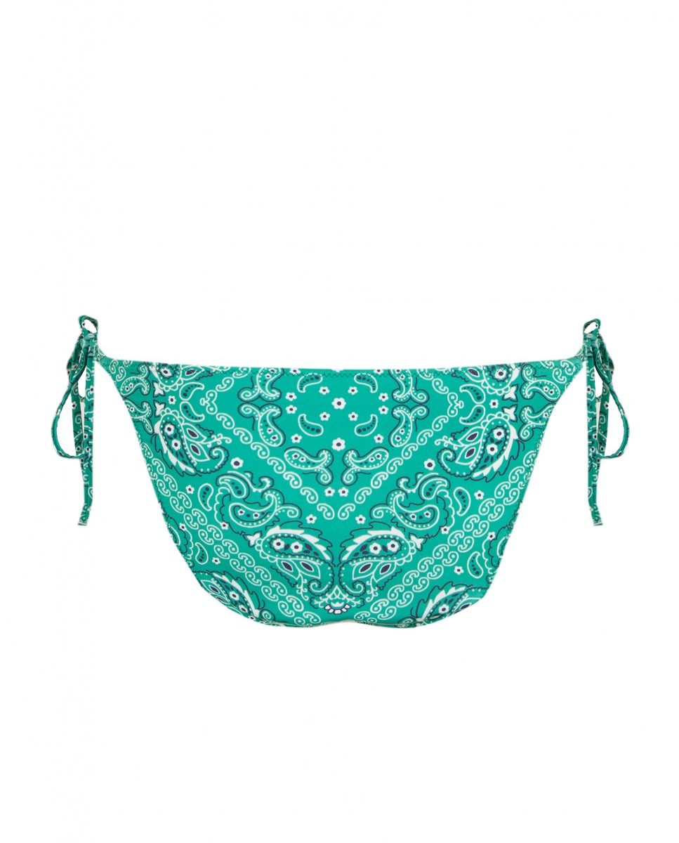 Braguita de bikini Bandana Verde con lazo y forro - Robin Collection - Multicolor Multicolor-4