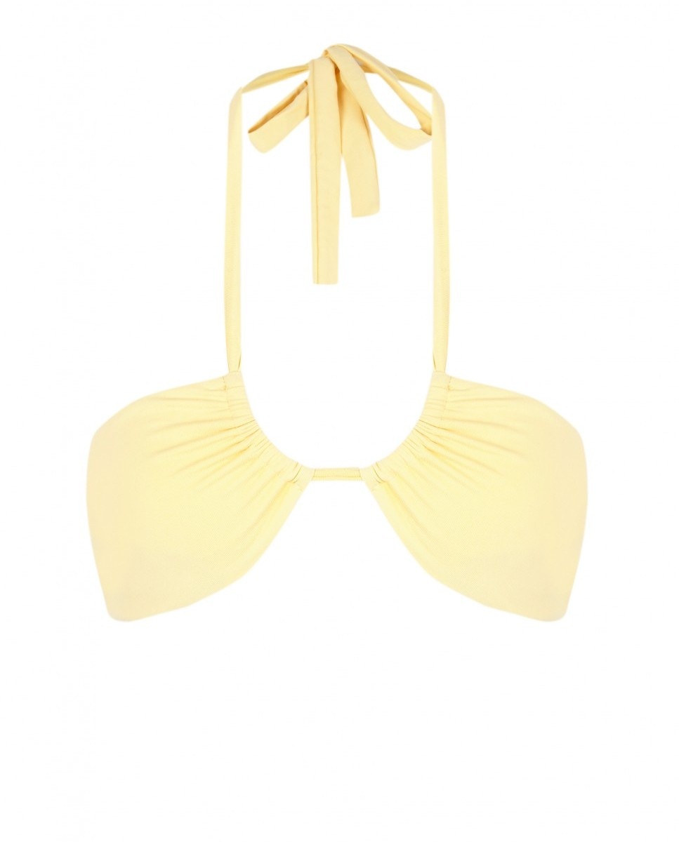 Top de Bikini Halty con foams extraíbles - Robin Collection - Amarillo Amarillo-4