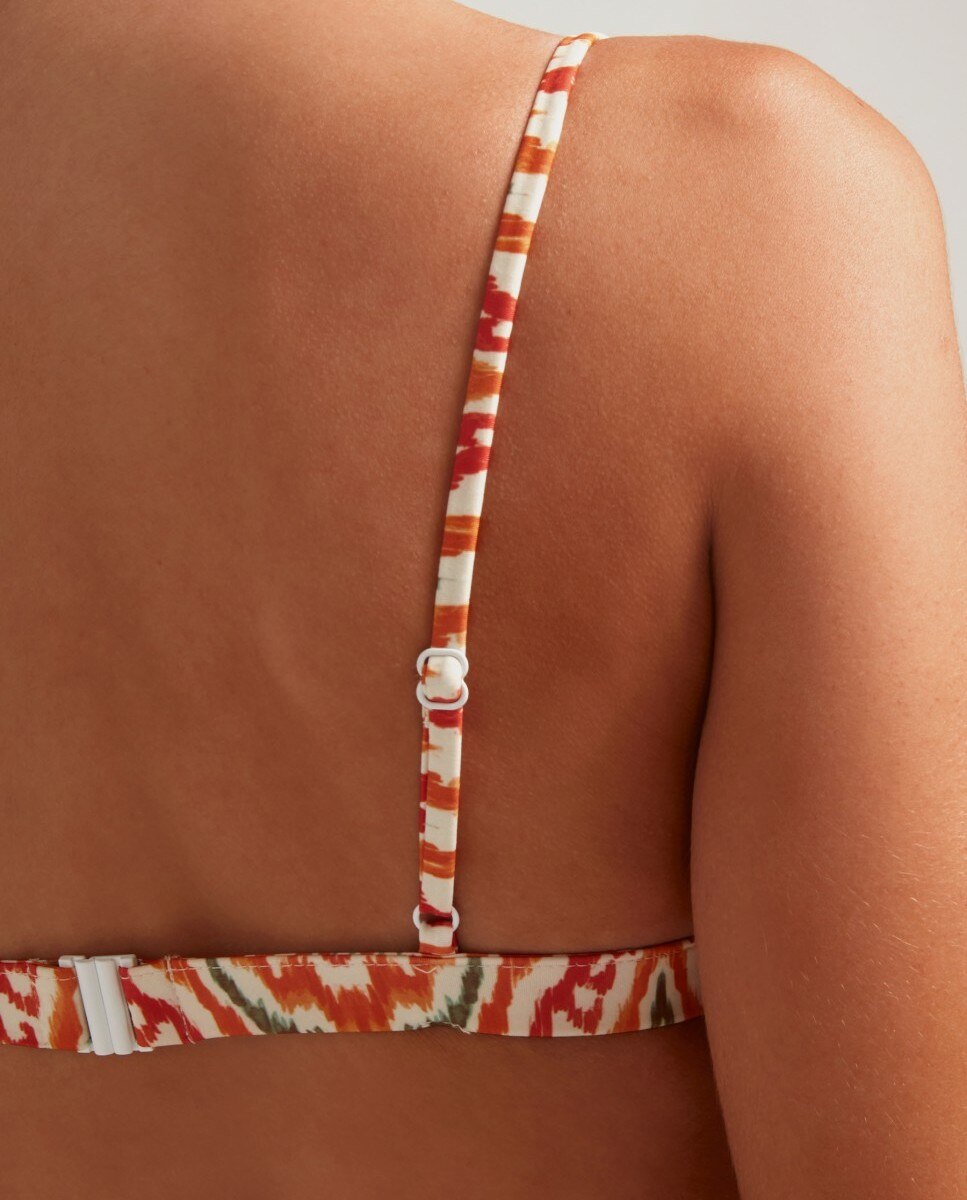 Top de bikini triángulo Allegria con foams extraíbles - Robin Collection - Multicolor Multicolor-3