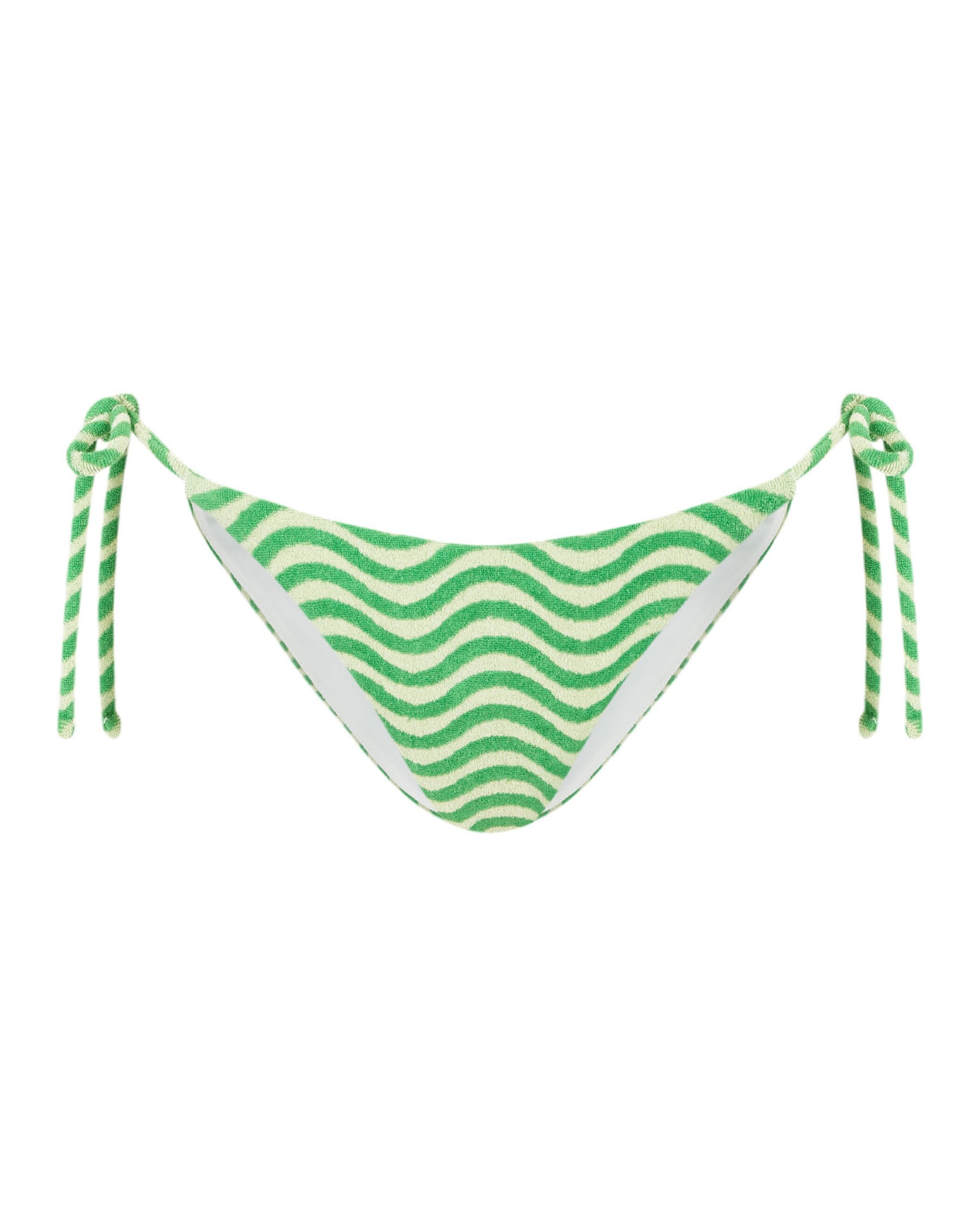 Braga de bikini Samba con estructura y lazo - Robin Collection - Verde claro Verde claro-3
