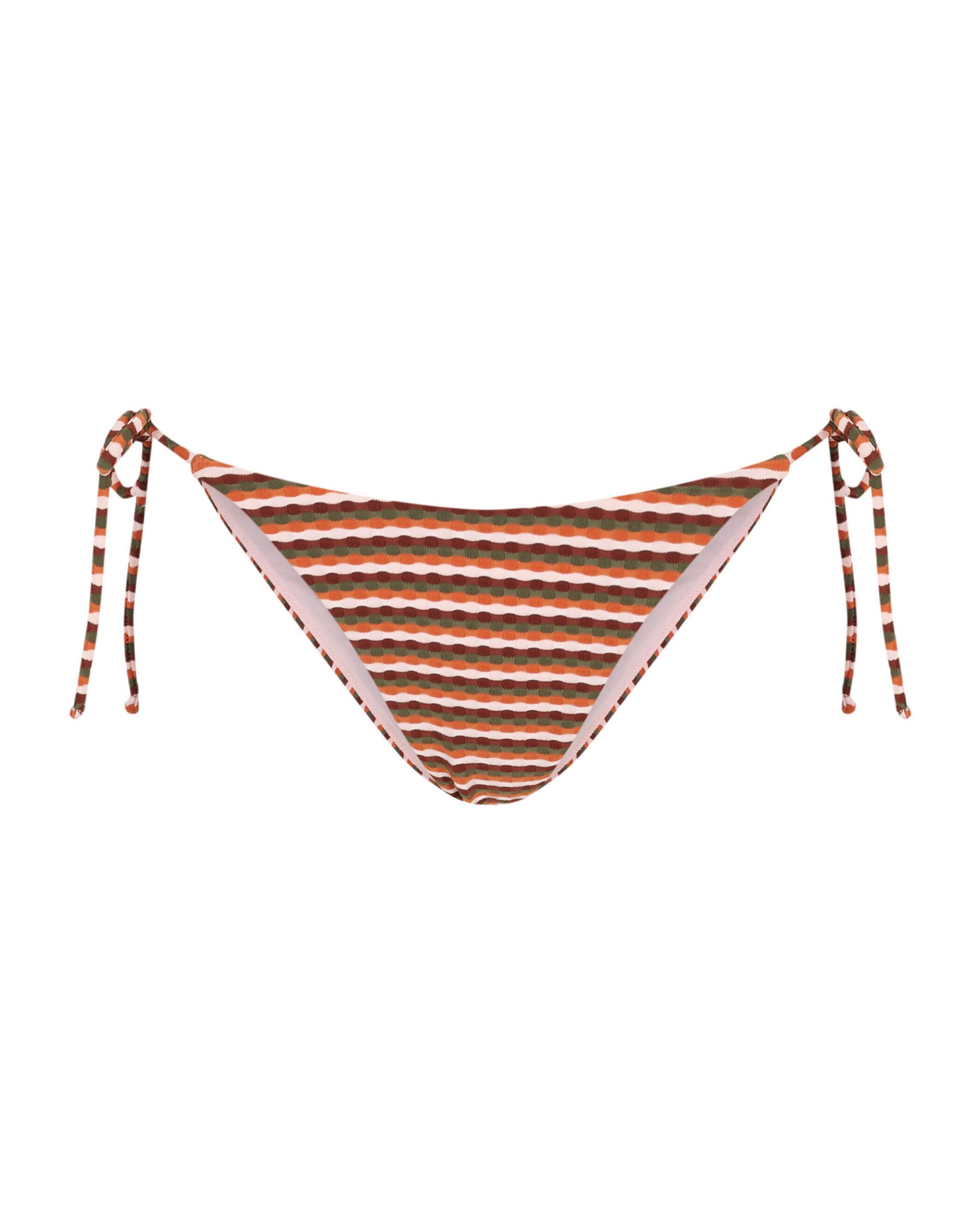 Braga de bikini Valley con estructura, lazo y forro - Robin Collection - Marrón / Naranja Marrón / Naranja-5