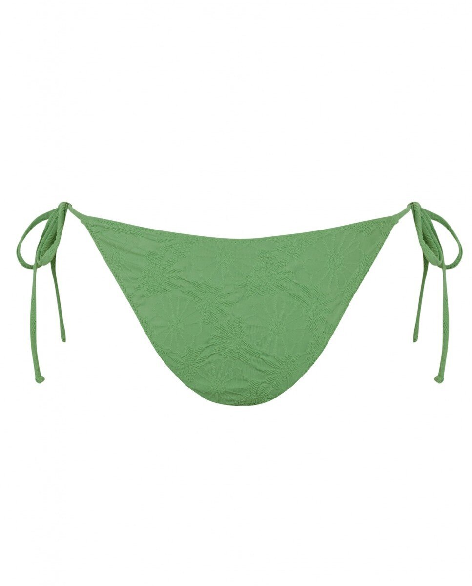 Braguita de bikini con lazos Pistacchio con tejido estructura y forro - Robin Collection - Verde claro Verde claro-5