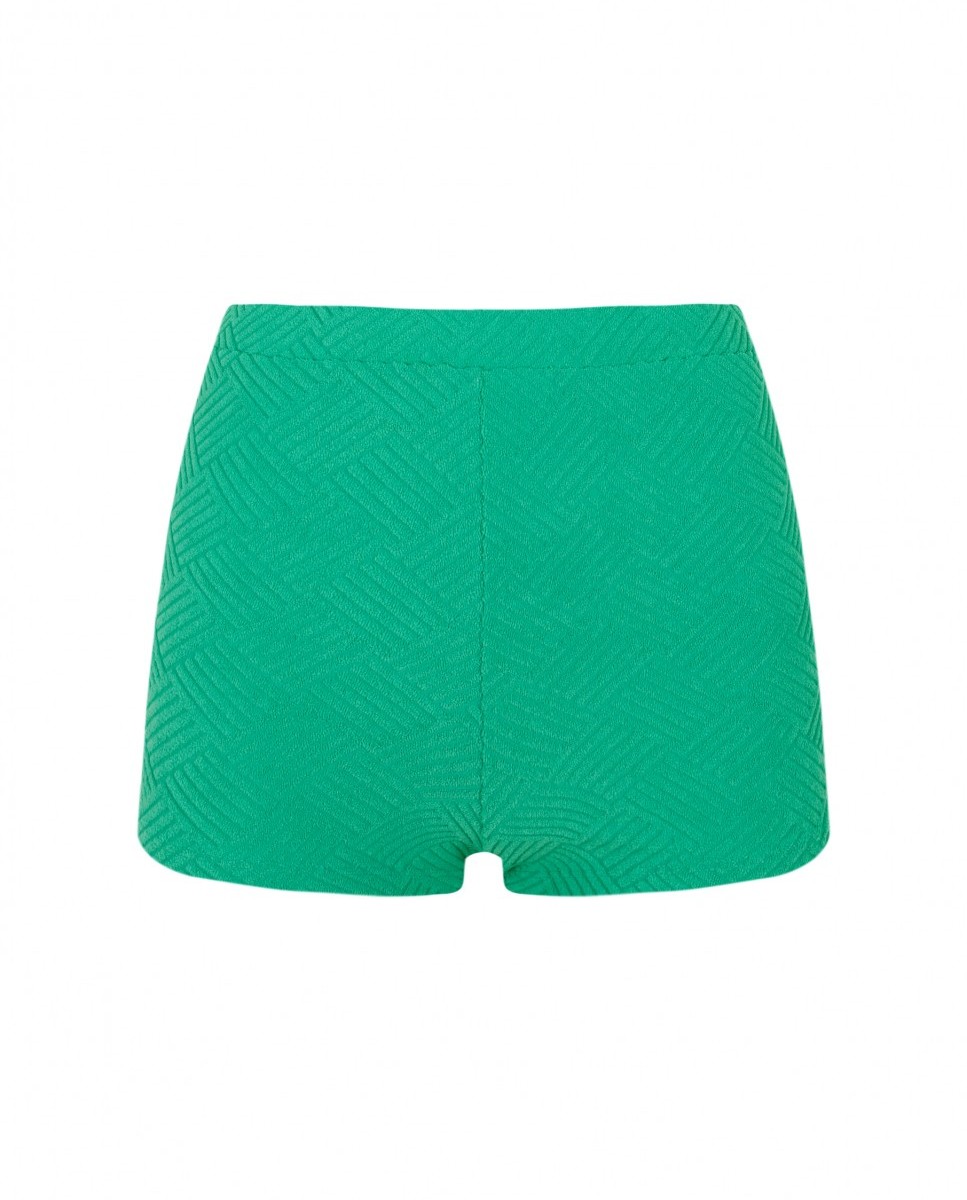 Short UltraGreen con tejido toalla y sin bolsillos - Robin Collection - Verde Verde-4