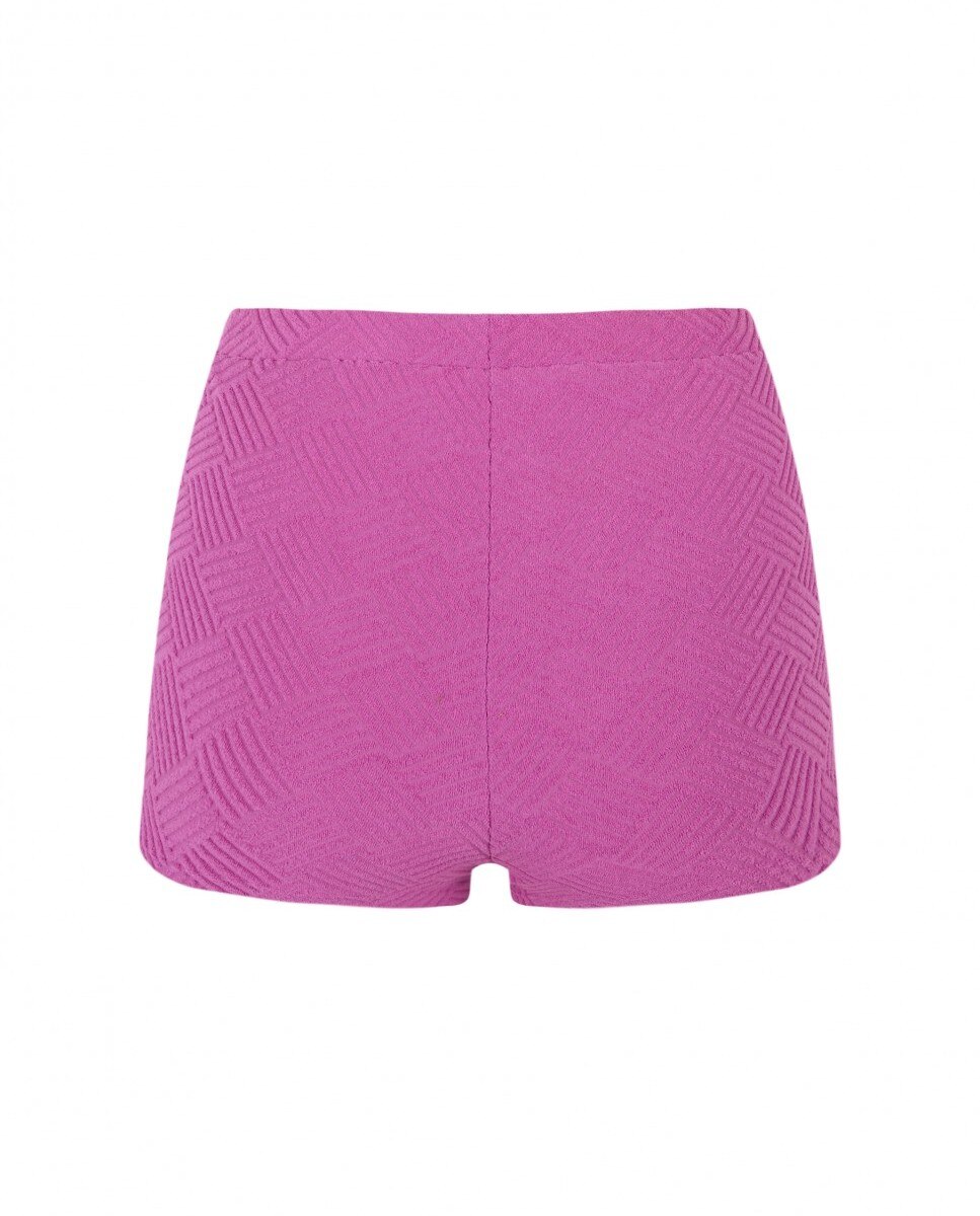 Short UltraFuchsia con tejido toalla y sin bolsillos - Robin Collection - Fucsia Fucsia-5