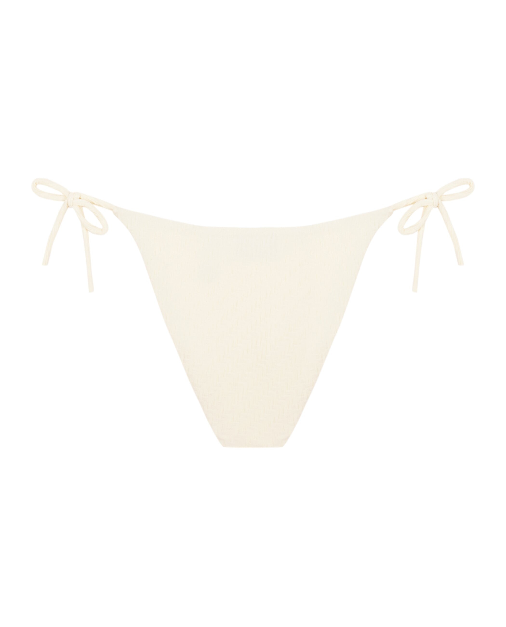 Bragas de bikini Lazo de bikini Ecru con estructura y forro - Robin Collection - Beige Beige-4