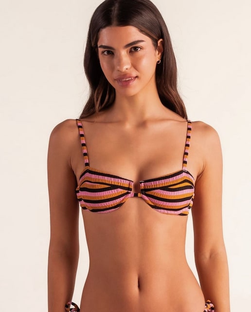 Imagen 0 de Sujetador de bikini balconette Butterfly con estructuray foams extraíbles