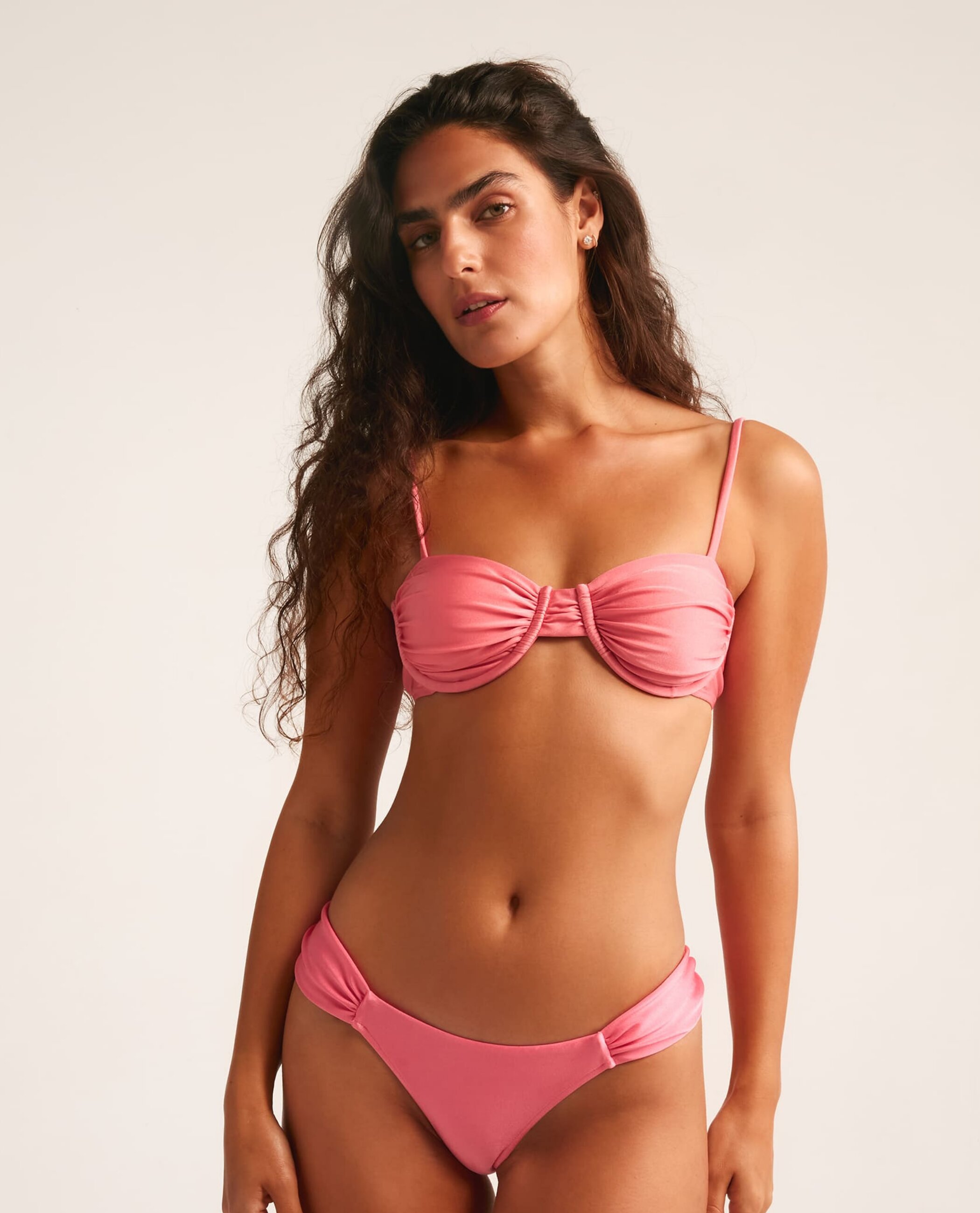 Imagen 0 de Top de bikini Balconette Rosé con foams extraíbles Rosa claro