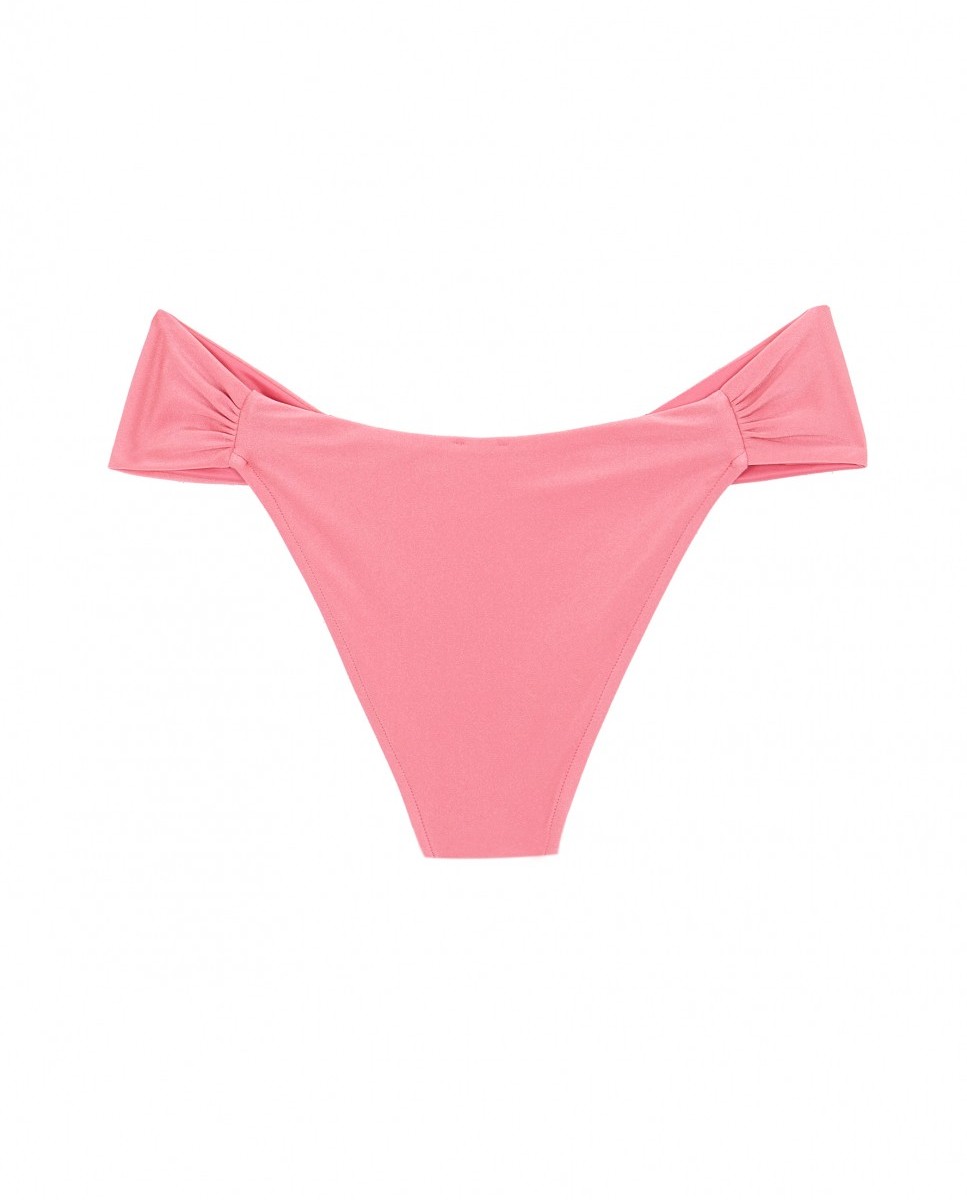 Braguita fruncida de bikini Rosé con forro - Robin Collection - Rosa Rosa-4