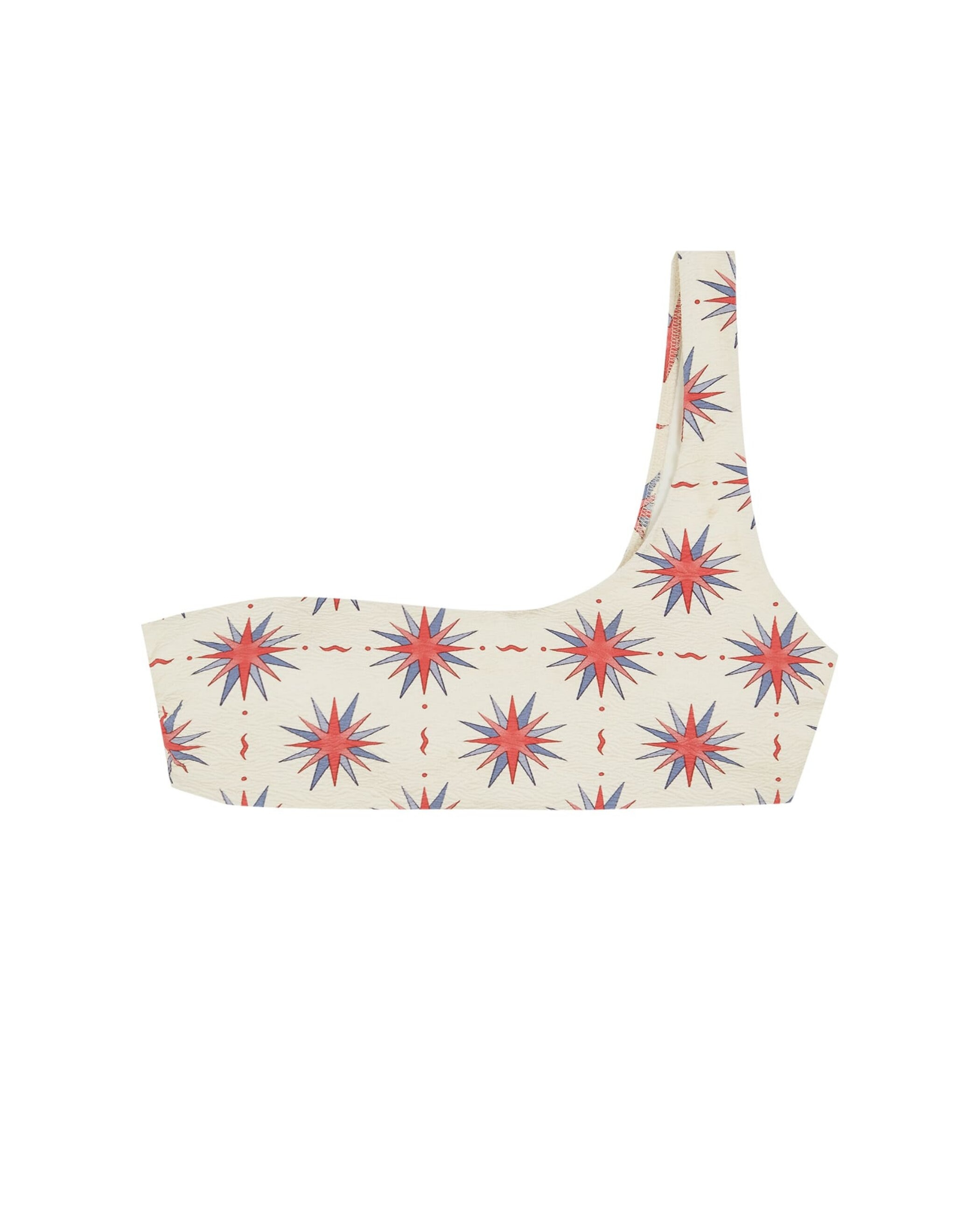 Top de bikini Bandeau Astro con estructura y foams extraíbles - Robin Collection - Crudo Crudo-3