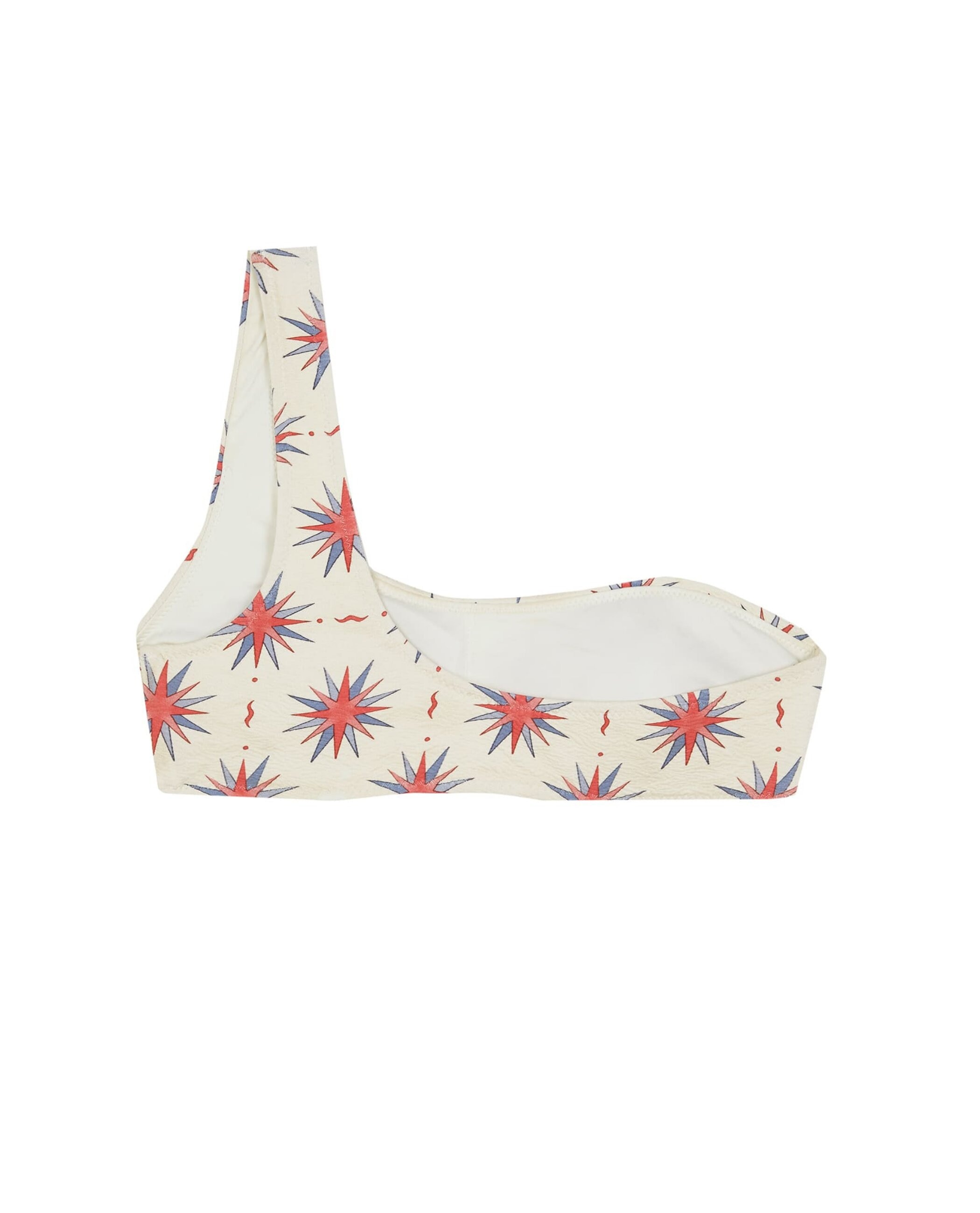 Top de bikini Bandeau Astro con estructura y foams extraíbles - Robin Collection - Crudo Crudo-4
